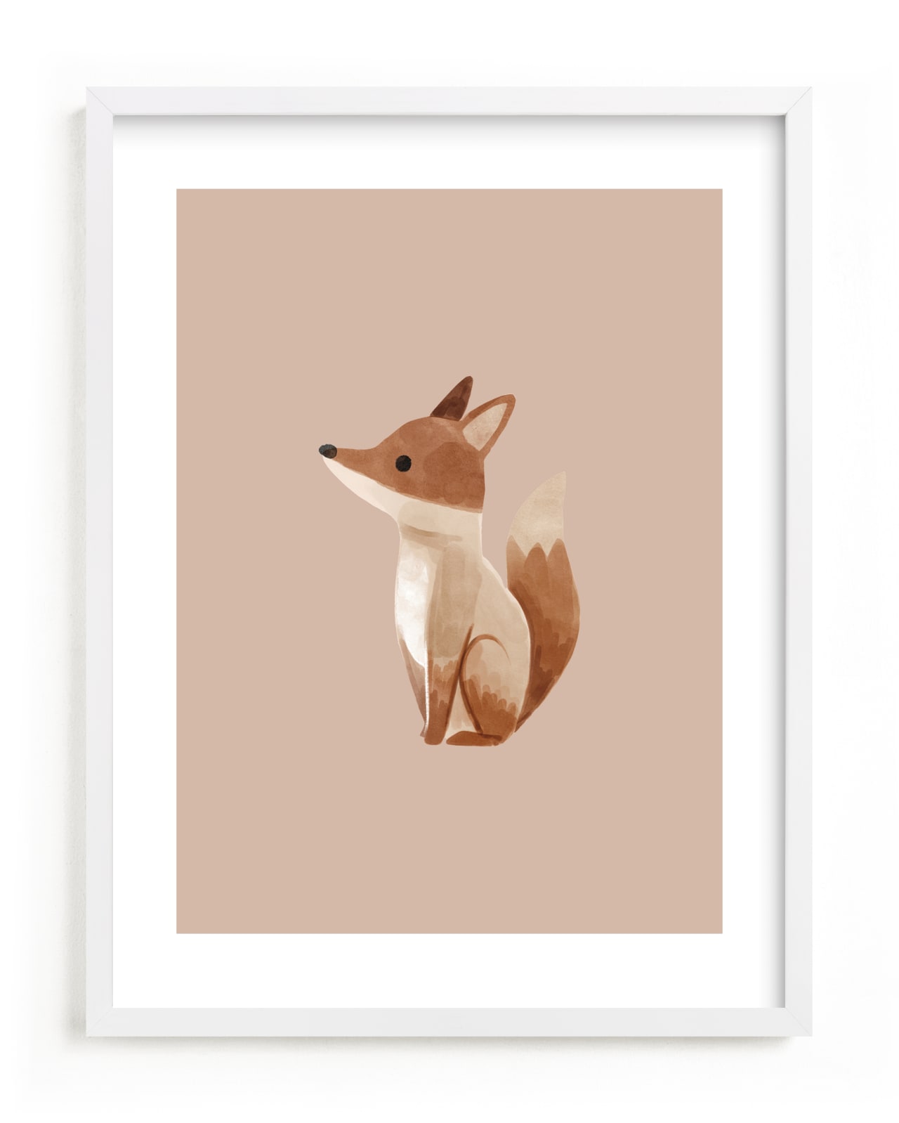 "Baby Fox" - Limited Edition Art Print by Vivian Yiwing in beautiful frame options and a variety of sizes.
