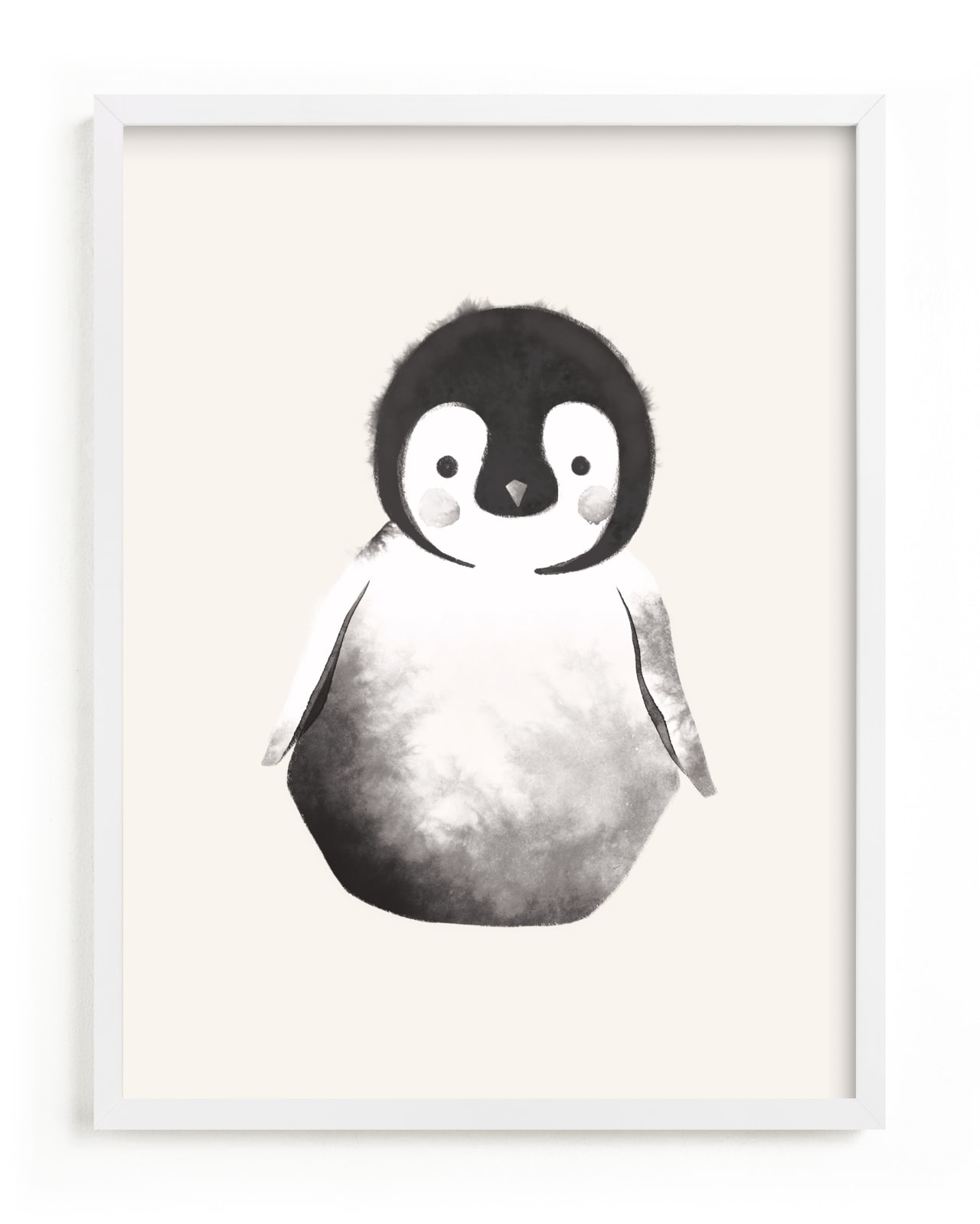 "baby penguin" - Limited Edition Art Print by Vivian Yiwing in beautiful frame options and a variety of sizes.
