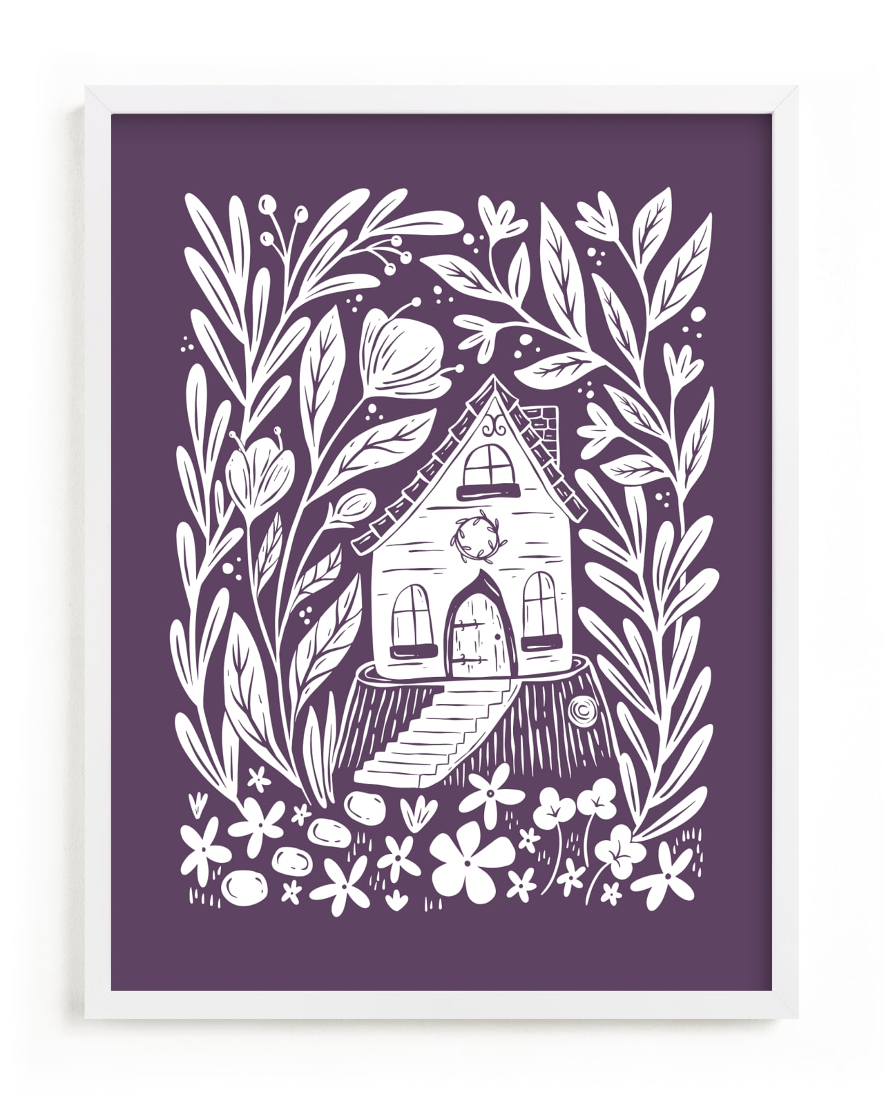 "Fairy House" - Limited Edition Art Print by Kristen Knechtel in beautiful frame options and a variety of sizes.