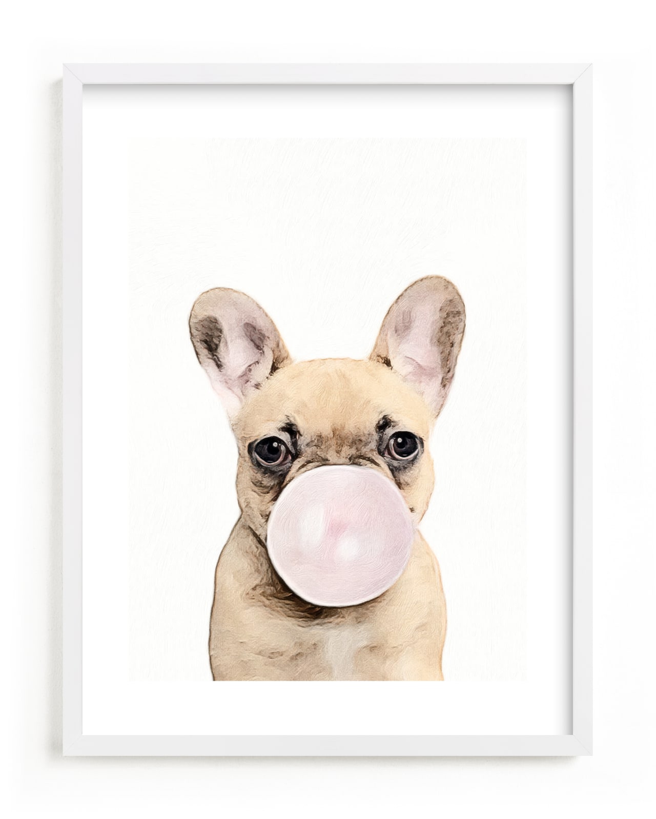 "Bubblegum animals" - Limited Edition Art Print by Maja Cunningham in beautiful frame options and a variety of sizes.