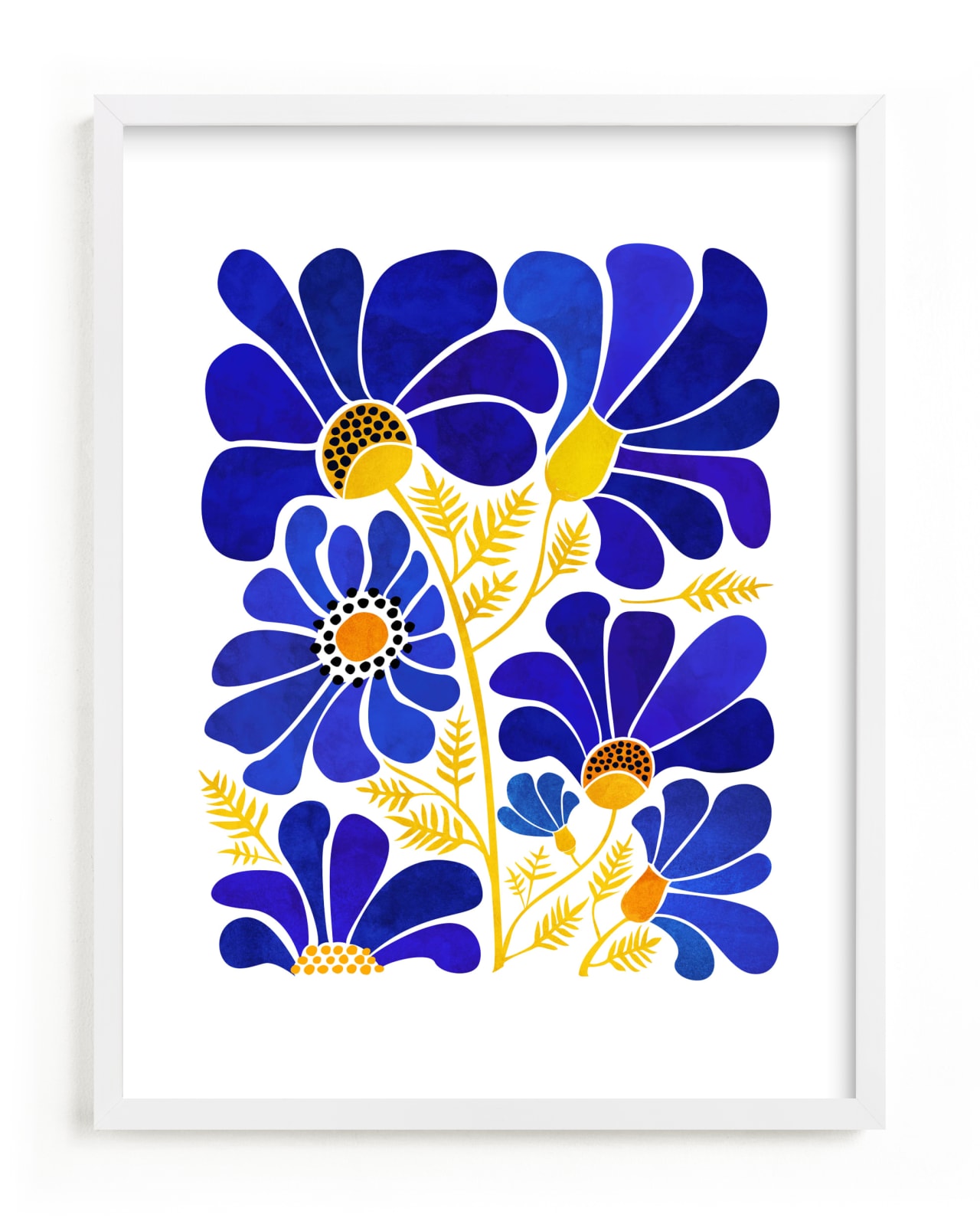 "The Happiest Flowers" - Limited Edition Art Print by Kristian Gallagher in beautiful frame options and a variety of sizes.