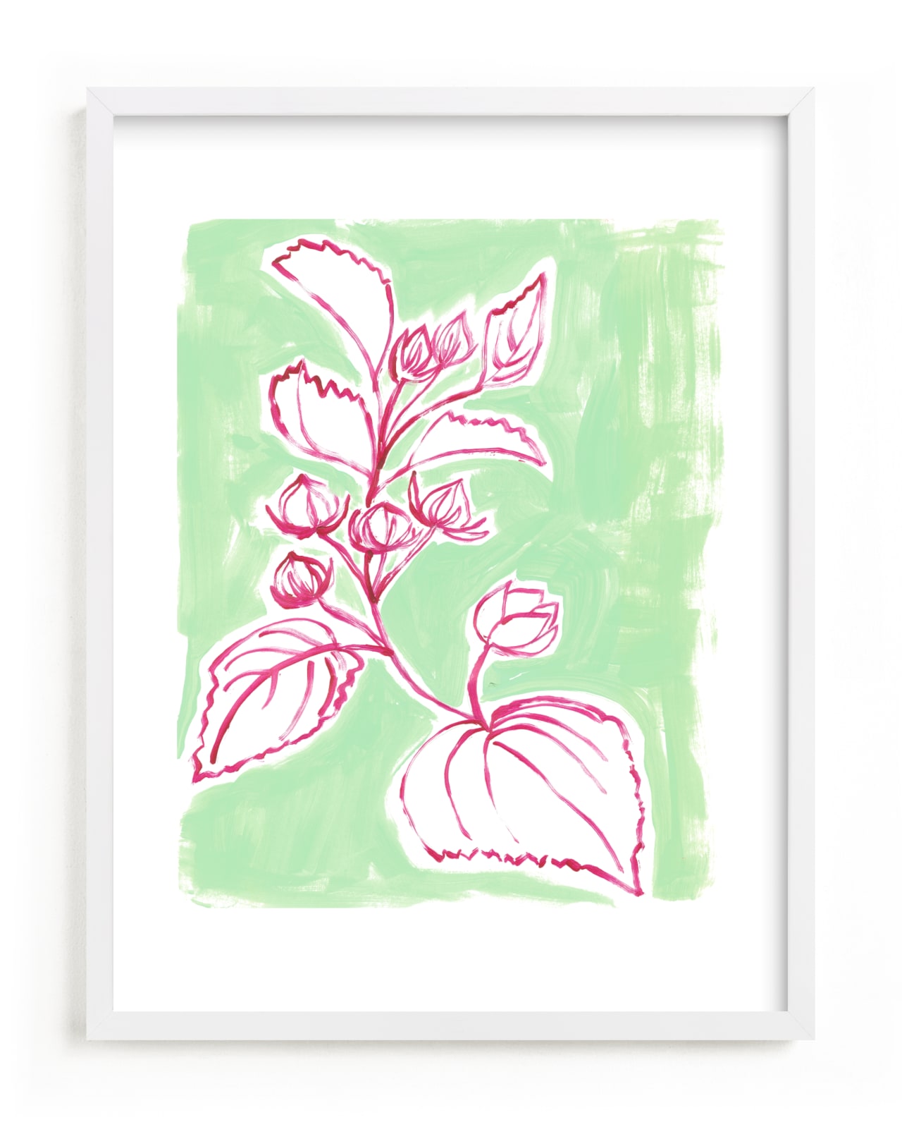 "Lush Botanical Gallery IV" - Limited Edition Art Print by Lise Gulassa in beautiful frame options and a variety of sizes.