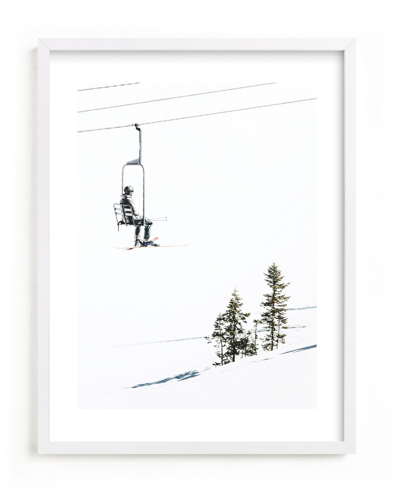 "skier" - Limited Edition Art Print by Alicia Abla in beautiful frame options and a variety of sizes.