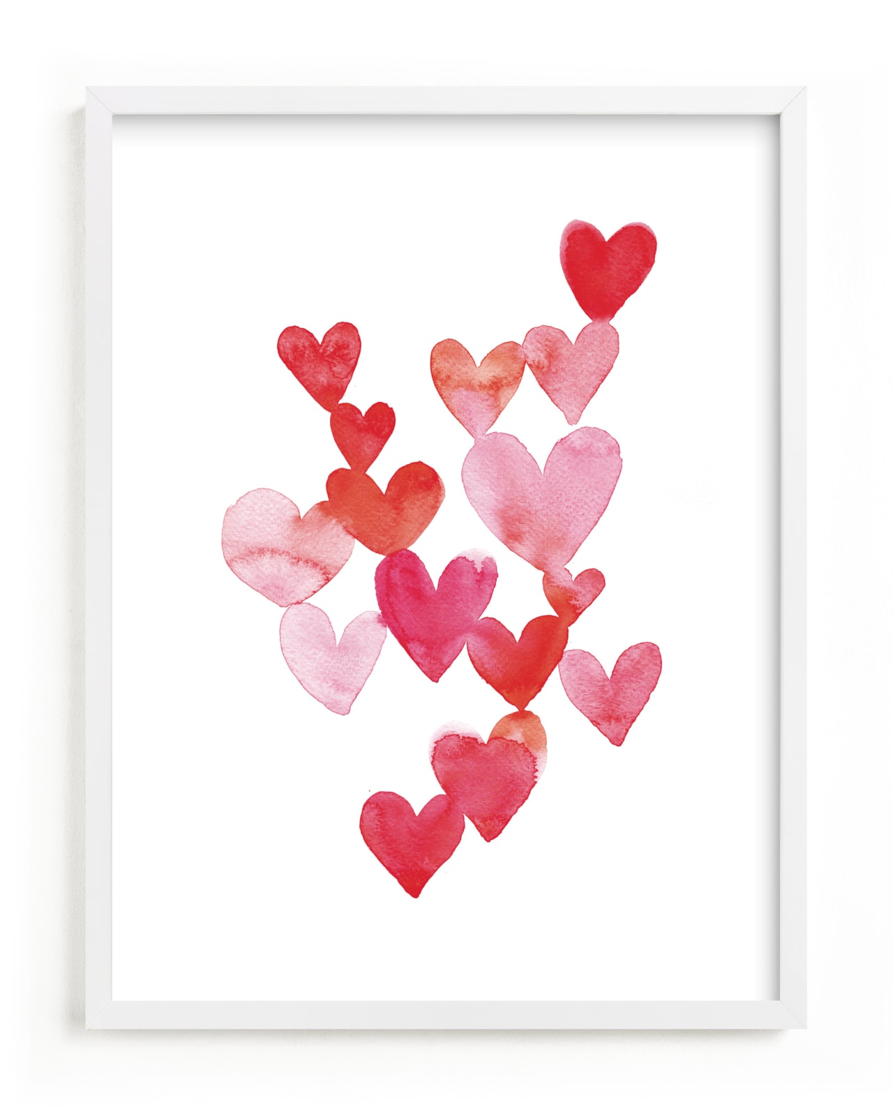 "Love is around you " - Limited Edition Art Print by Claudia Orengo in beautiful frame options and a variety of sizes.
