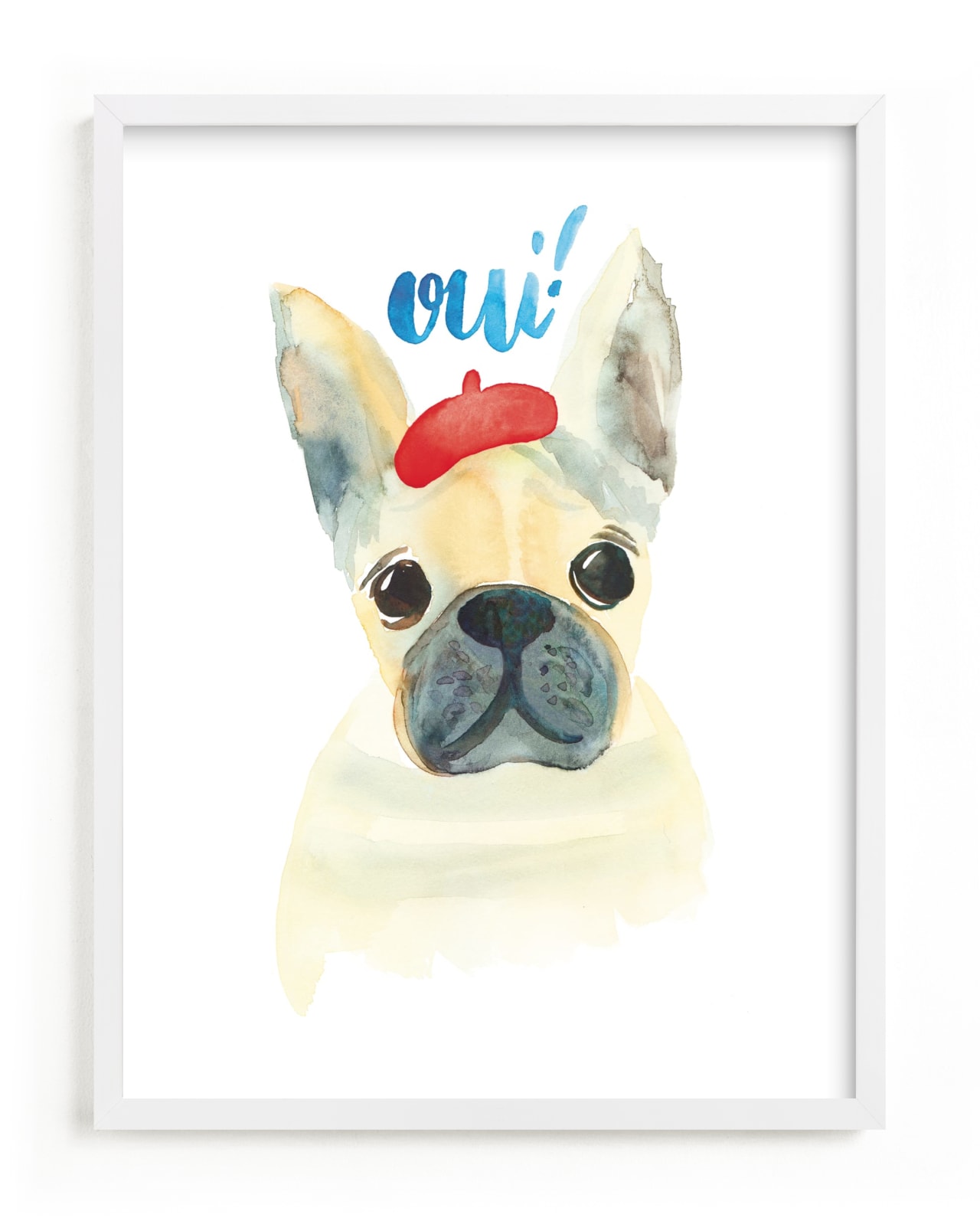 "Frenchie Pour Vous" by Pink House Press in beautiful frame options and a variety of sizes.