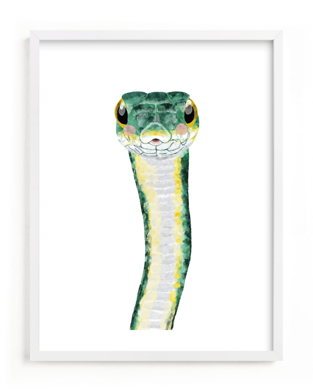 "Baby Animal Snake" by Cass Loh in beautiful frame options and a variety of sizes.
