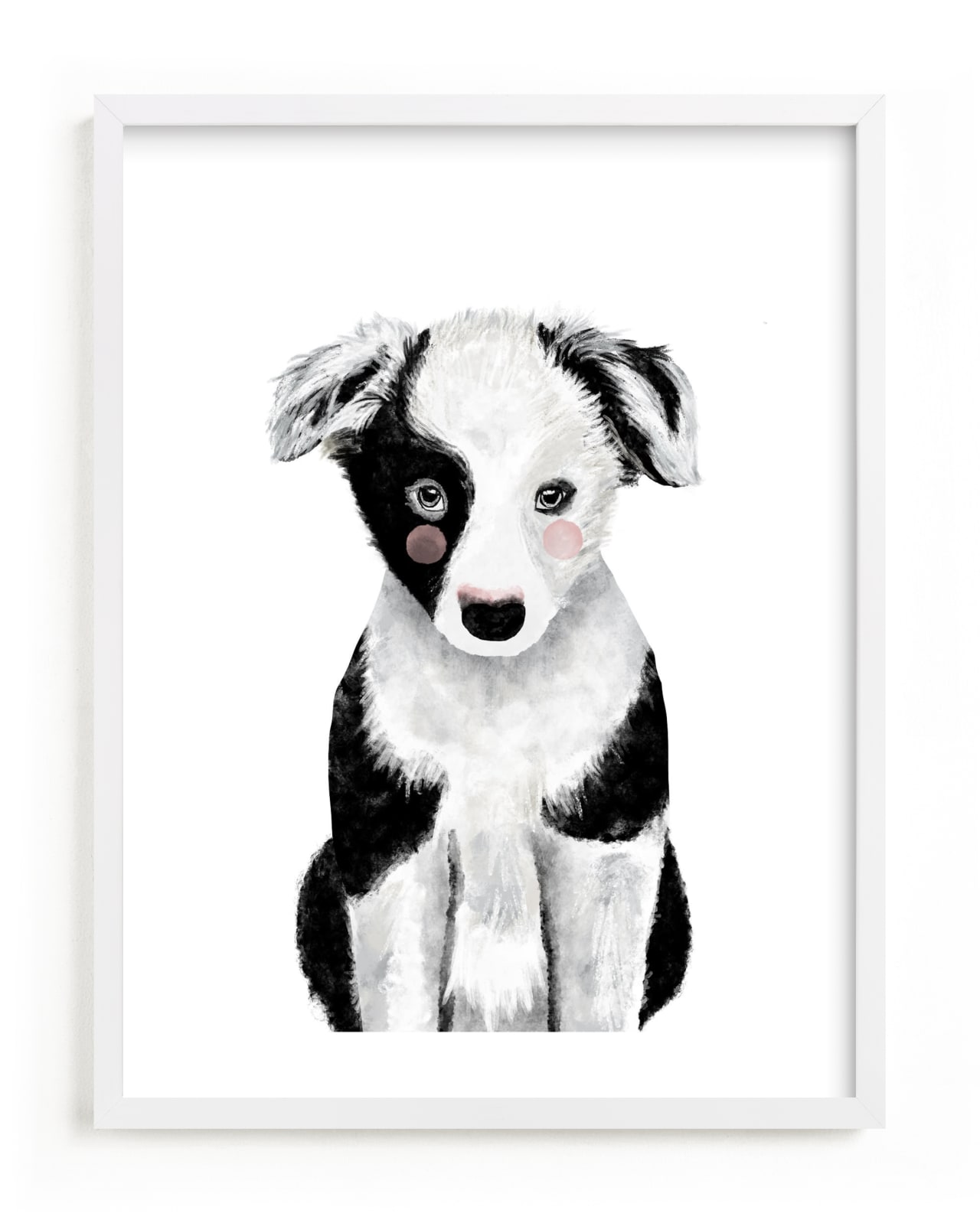 "Baby Animal Dog" by Cass Loh in beautiful frame options and a variety of sizes.