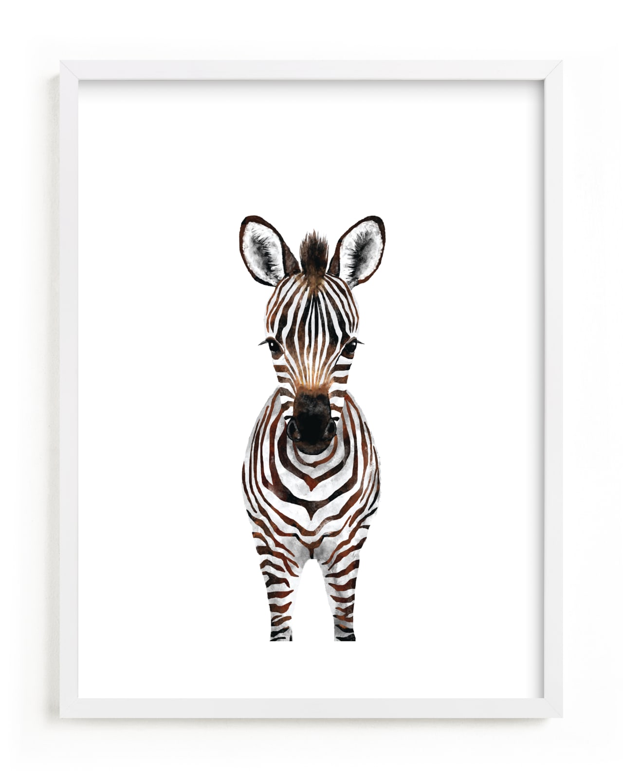 "Baby Zebra 2" by Cass Loh in beautiful frame options and a variety of sizes.