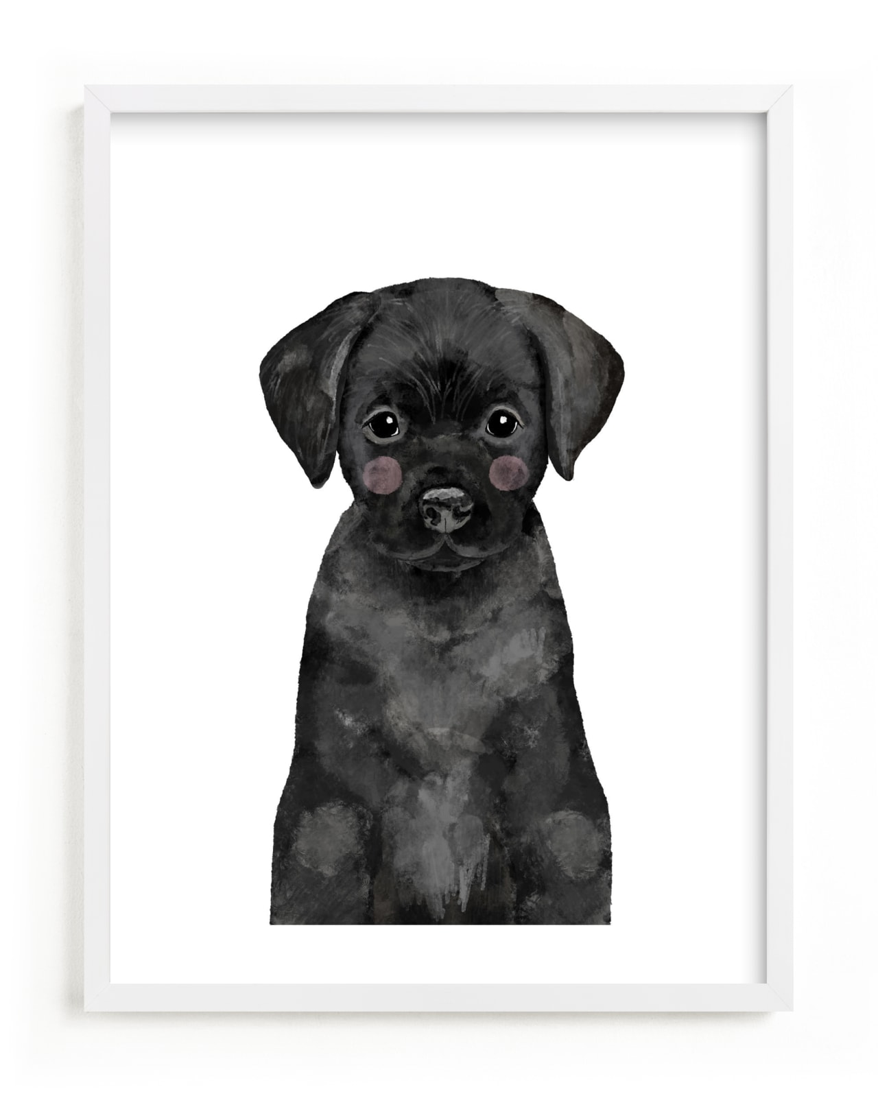 "Baby Labrador" by Cass Loh in beautiful frame options and a variety of sizes.