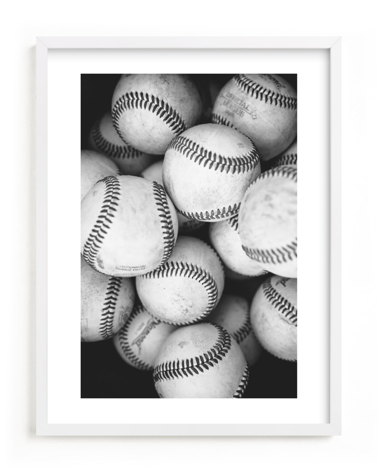 "Play Ball" by Kamala Nahas in beautiful frame options and a variety of sizes.