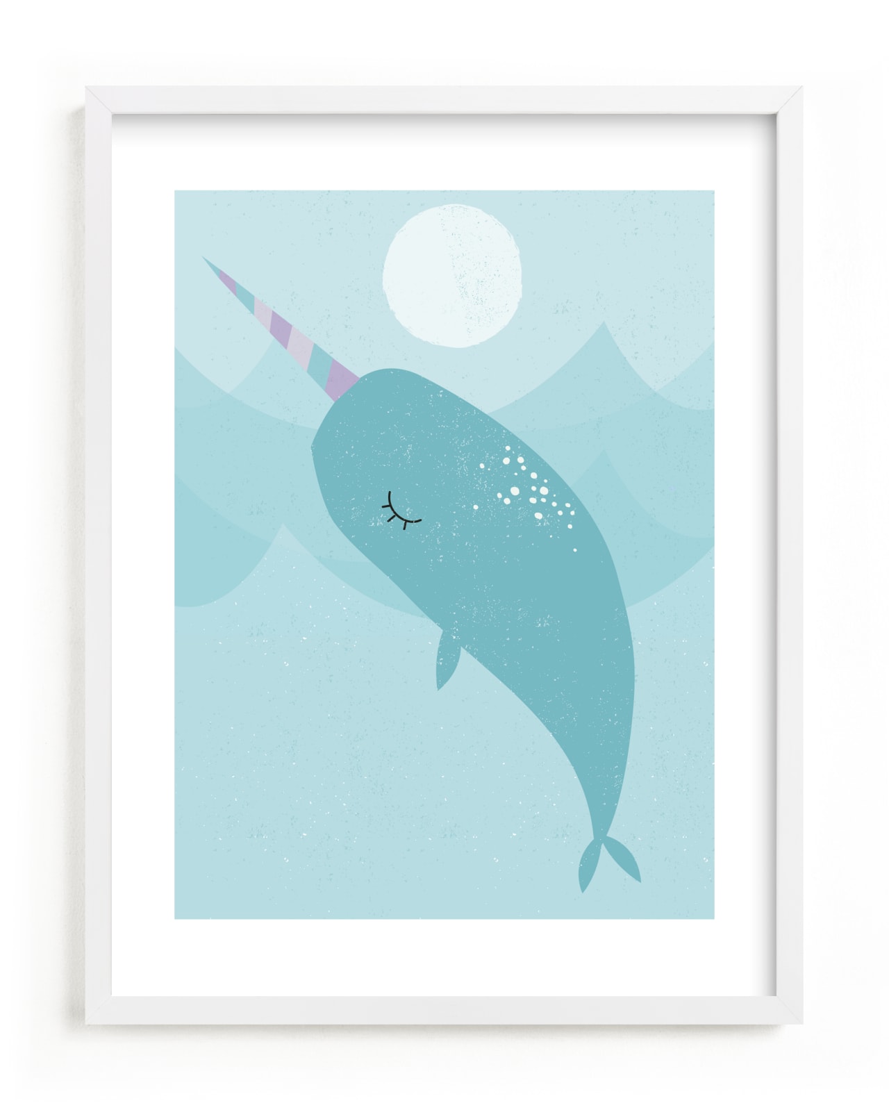 "narwhal dream" by Angela Thompson in beautiful frame options and a variety of sizes.