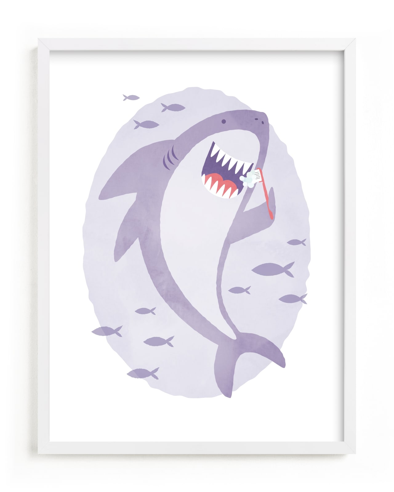 "great white teeth" by Susan Asbill in beautiful frame options and a variety of sizes.