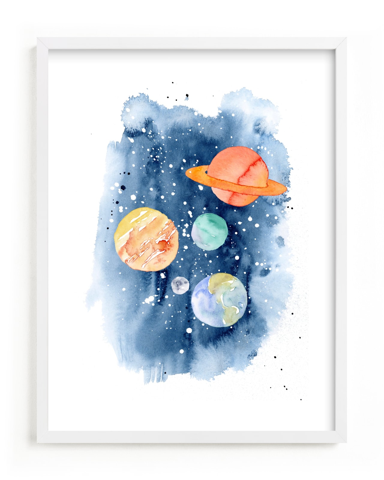 "Planetary Adventure" by Katrina Pete in beautiful frame options and a variety of sizes.