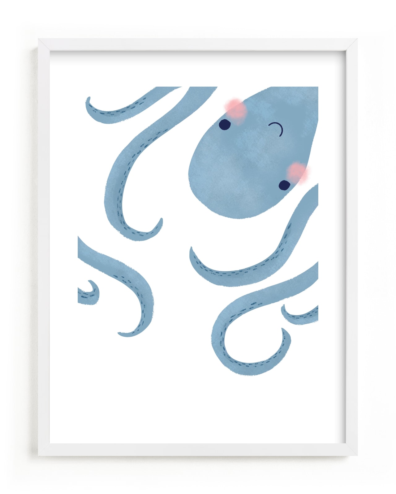 "Little Septopus" by Jackie Crawford in beautiful frame options and a variety of sizes.