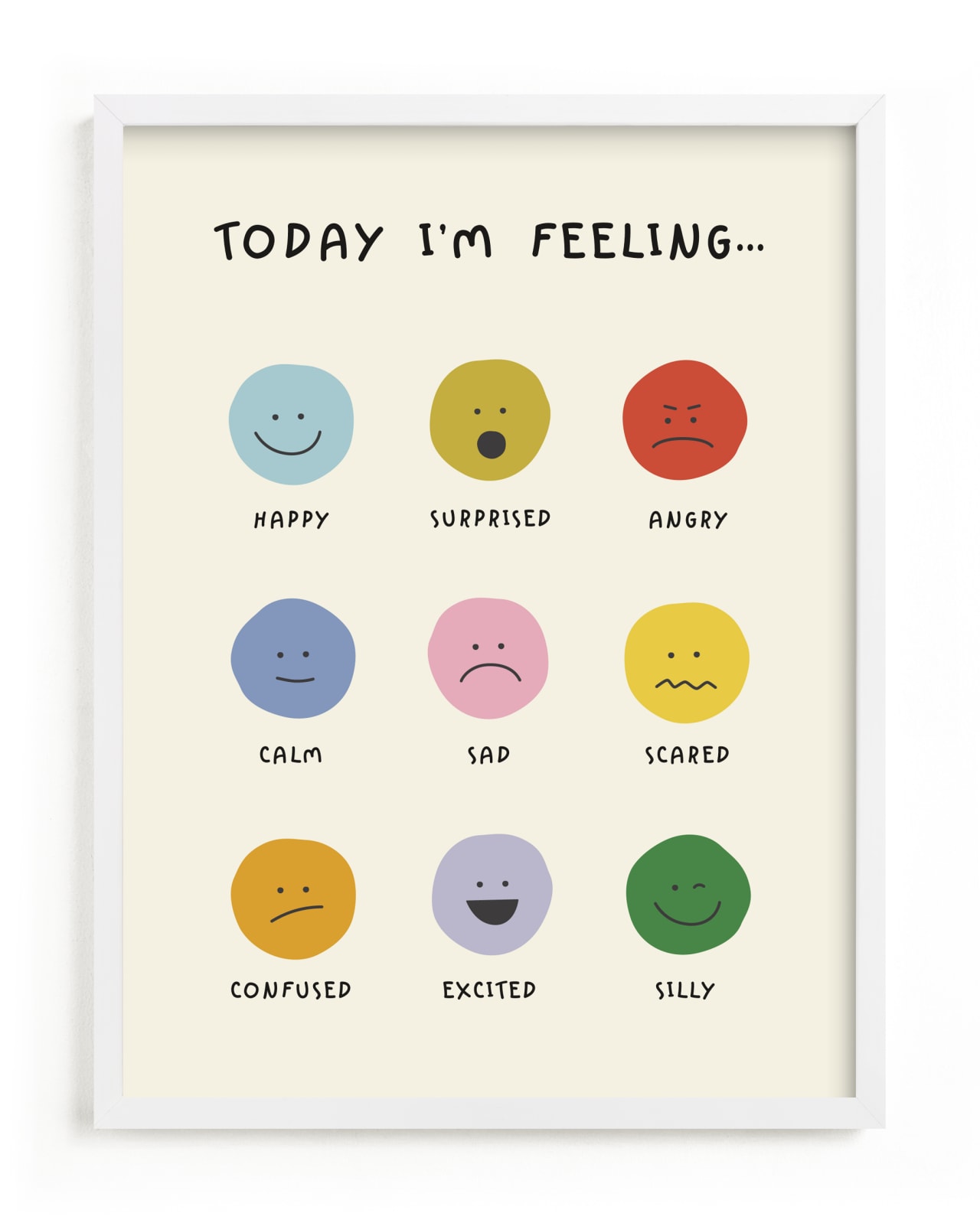 "feelings" by Ellen Schlegelmilch in beautiful frame options and a variety of sizes.