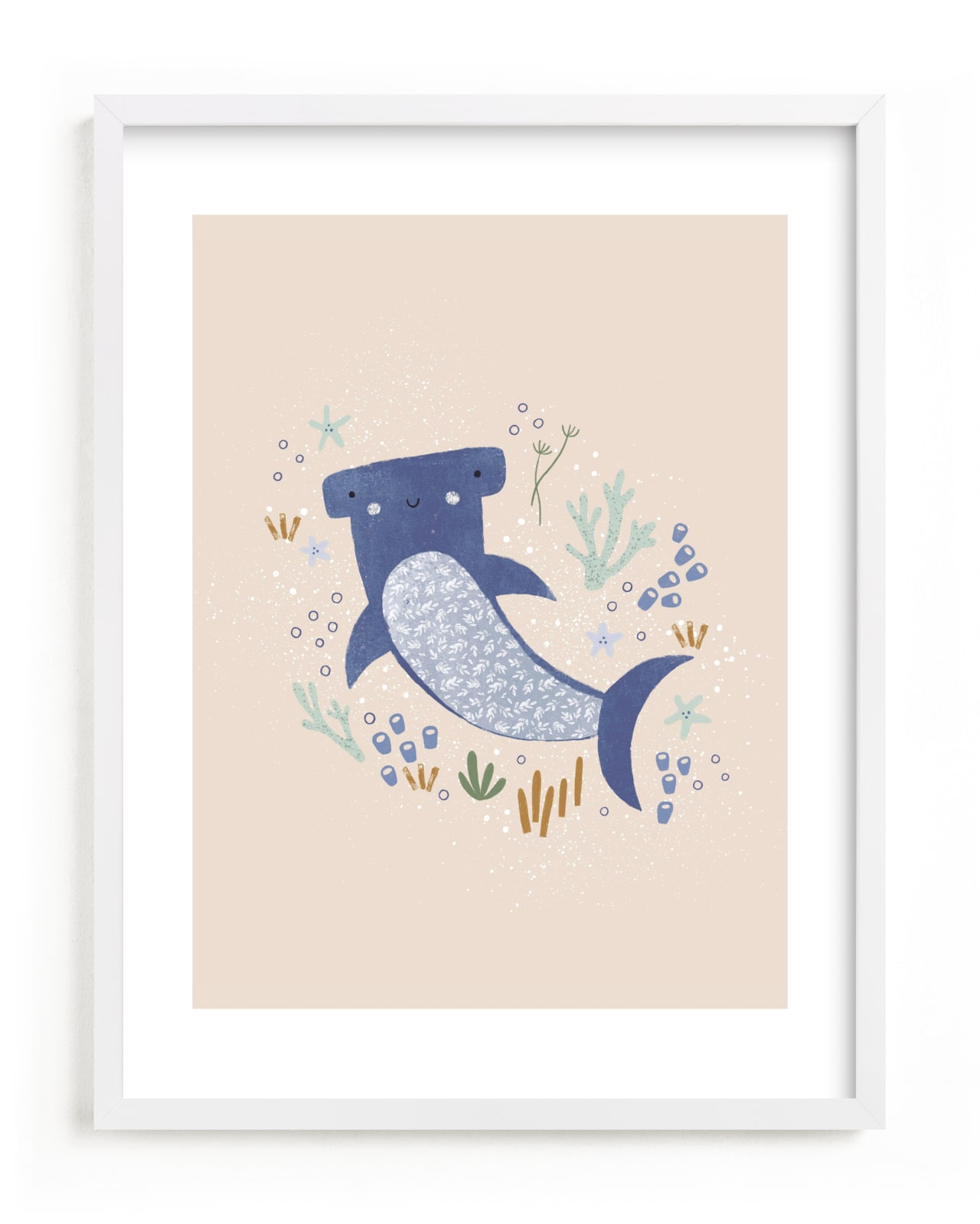"Sharky cute" by Tati Abaurre in beautiful frame options and a variety of sizes.