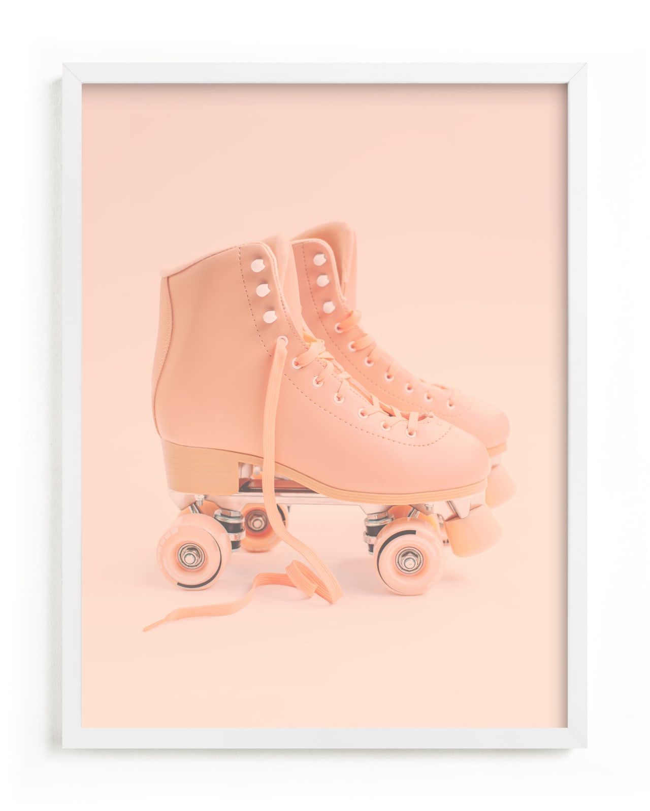 Peace Love & Rollerskates Kids Open Edition Non-Custom Art Print