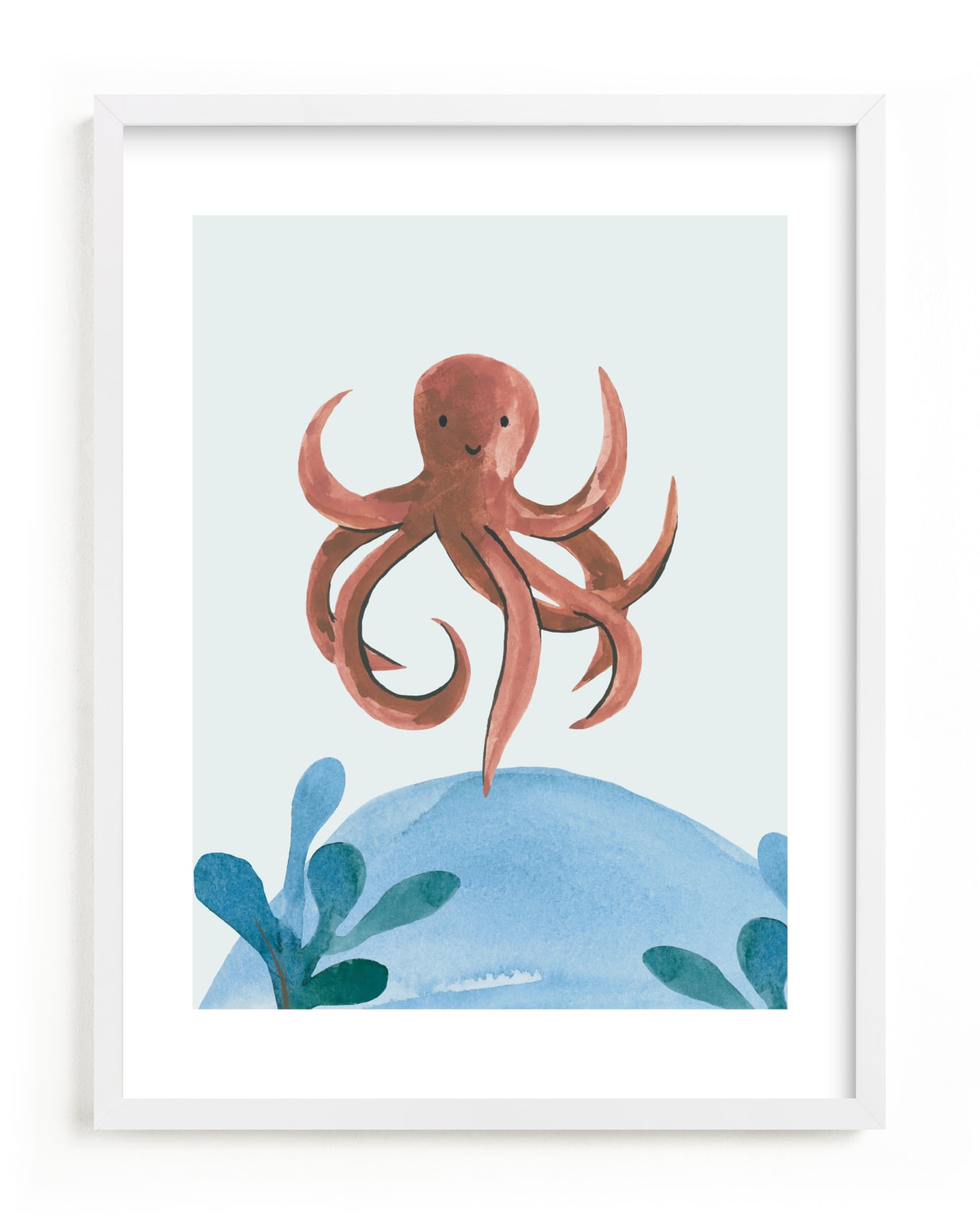 "Ocean Friends IV" by Teju Reval in beautiful frame options and a variety of sizes.