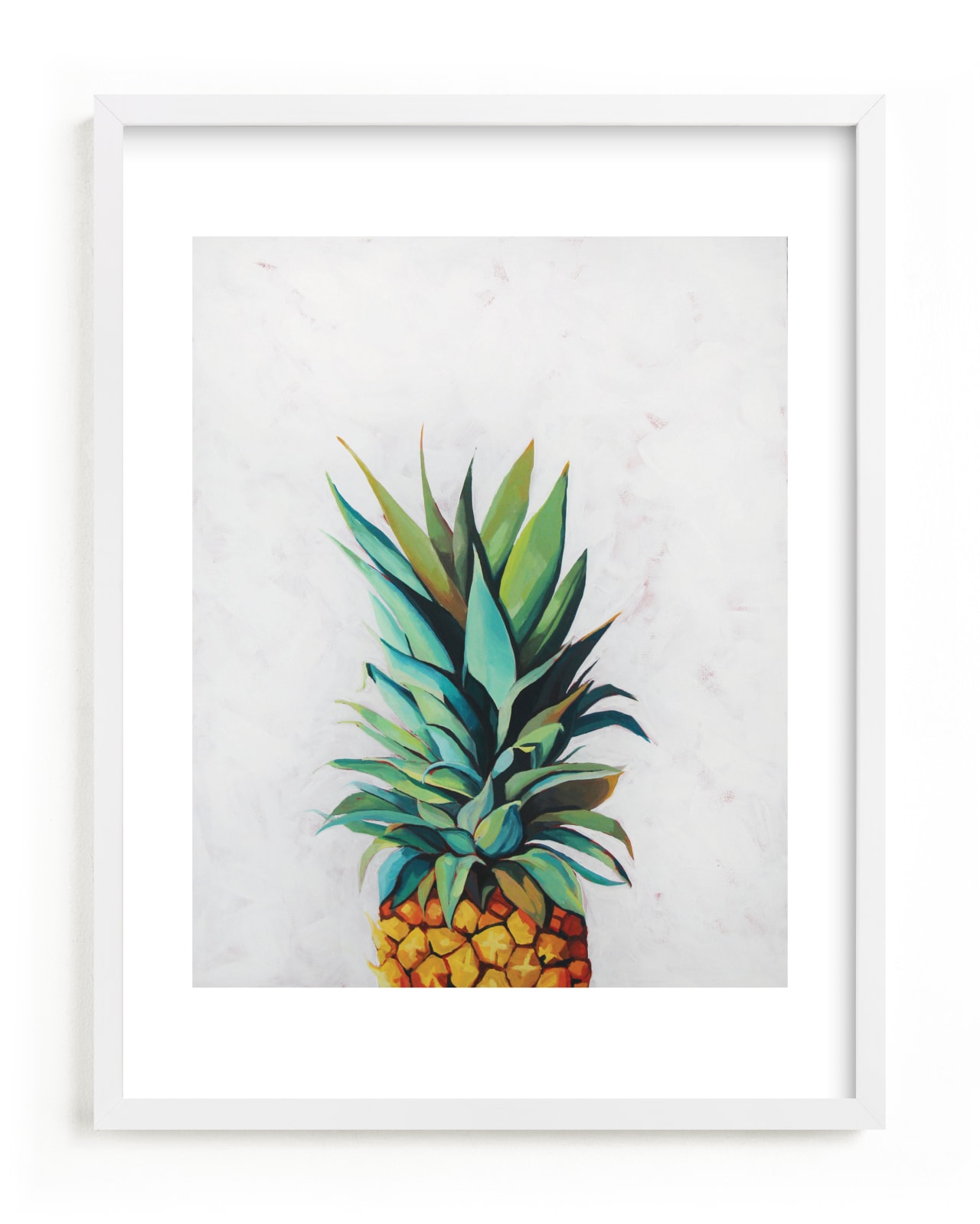 "Pineapple Crown" - Art Print by Amanda Phelps in beautiful frame options and a variety of sizes.