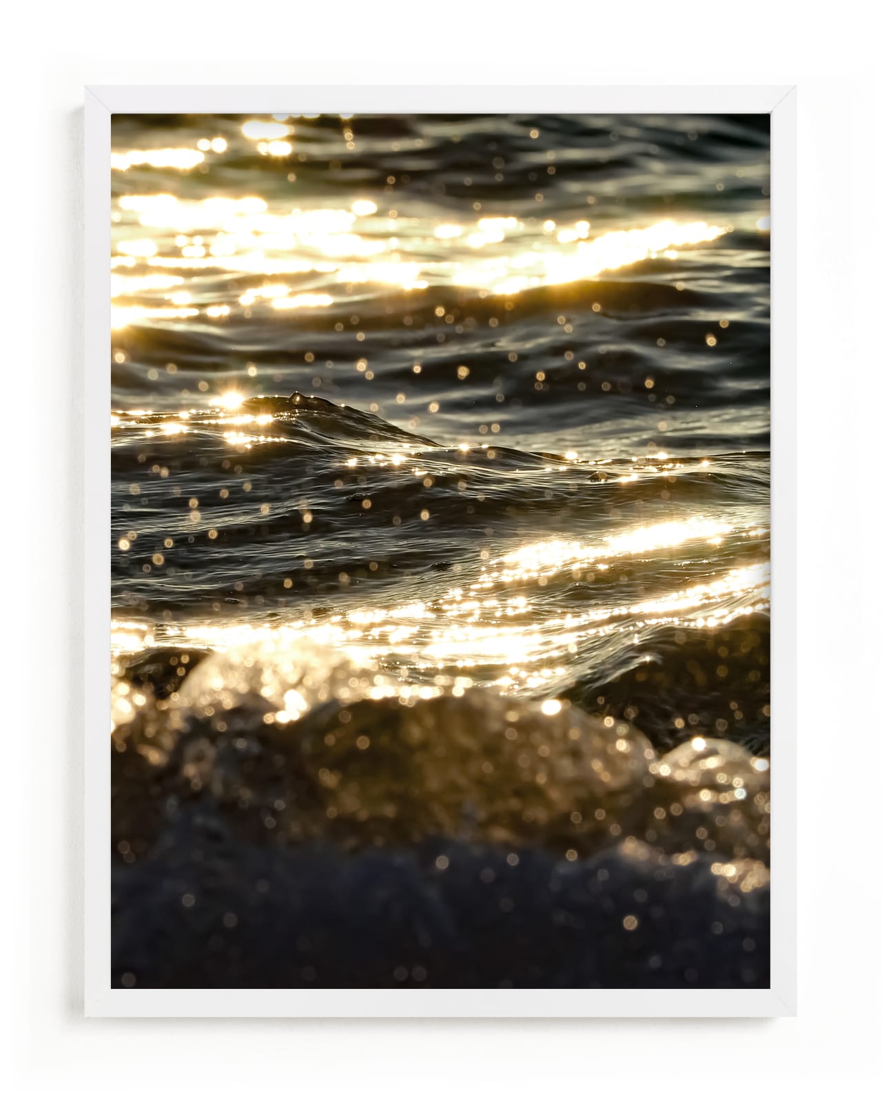 "Sea Sparkle II" by KIMBERLY SMITH in beautiful frame options and a variety of sizes.