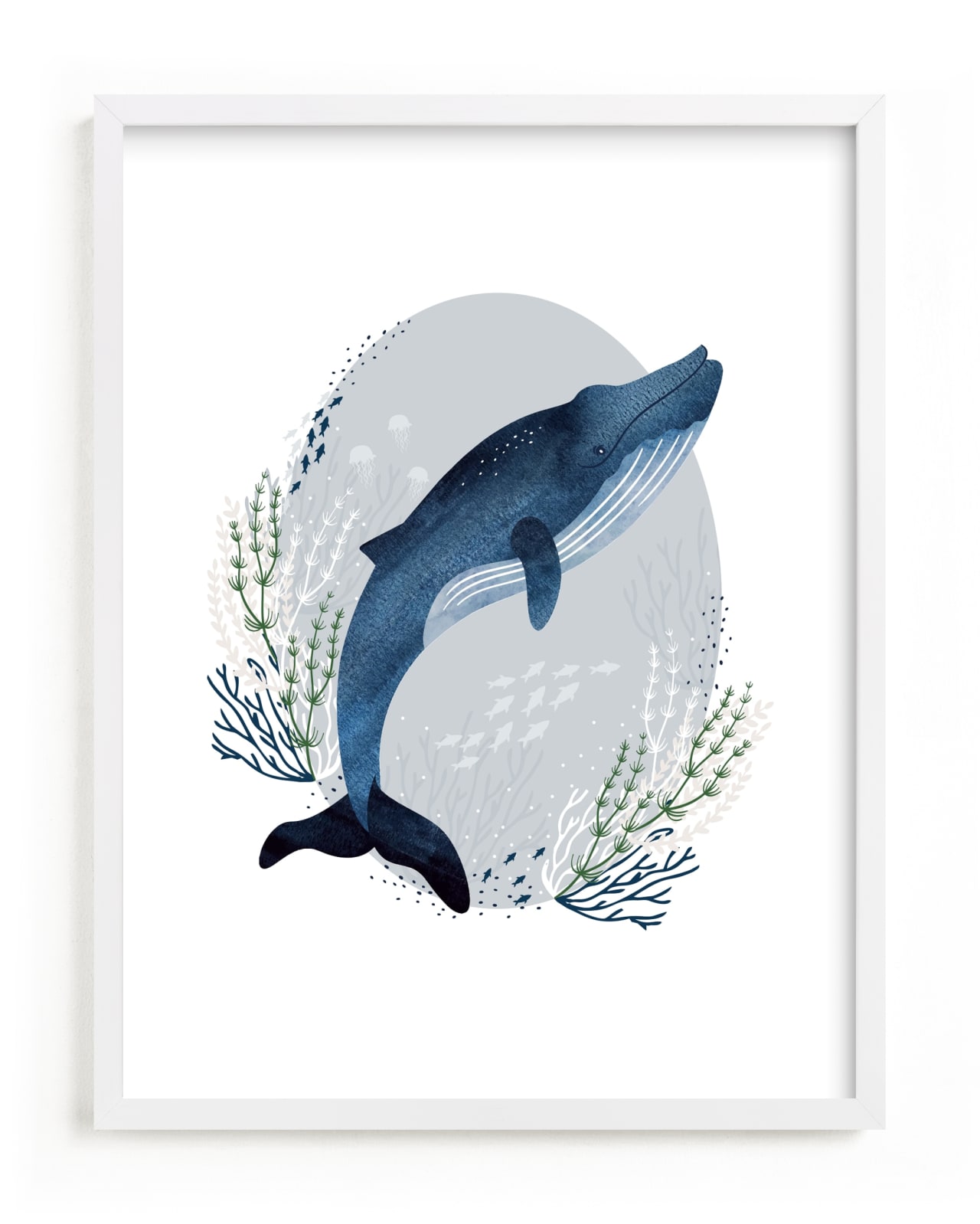 "In the Deep" - Limited Edition Art Print by Oma N. Ramkhelawan in beautiful frame options and a variety of sizes.