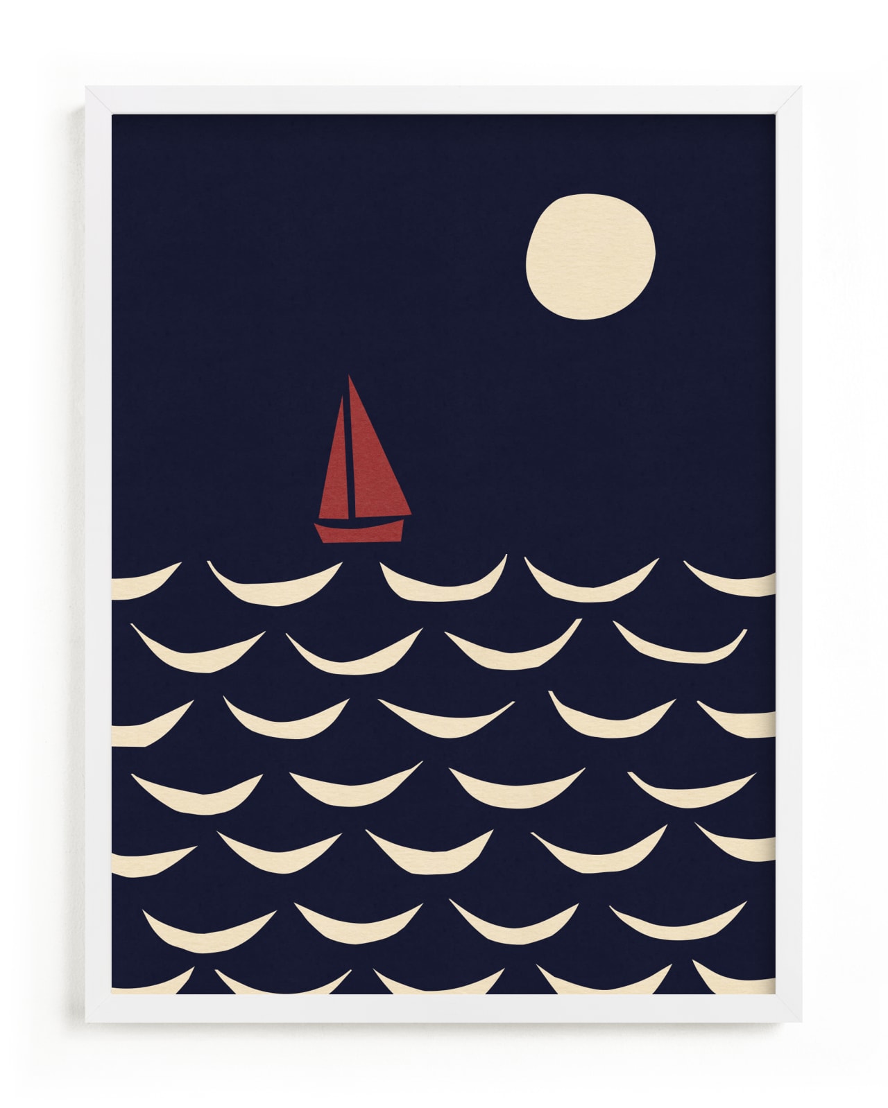Little Boat Children’s Art Print