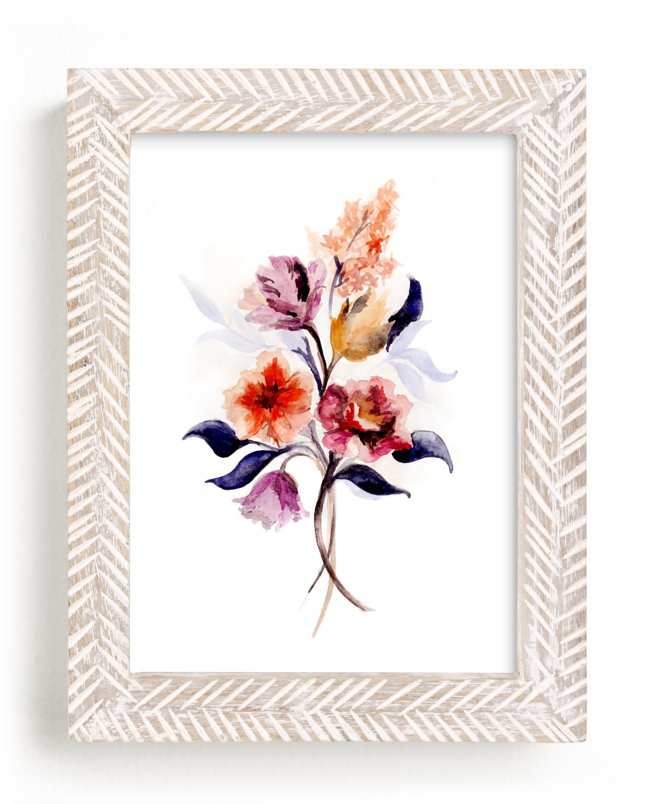 "Grecian Floral" - Limited Edition Art Print by Olivia Kanaley Inman in beautiful frame options and a variety of sizes.
