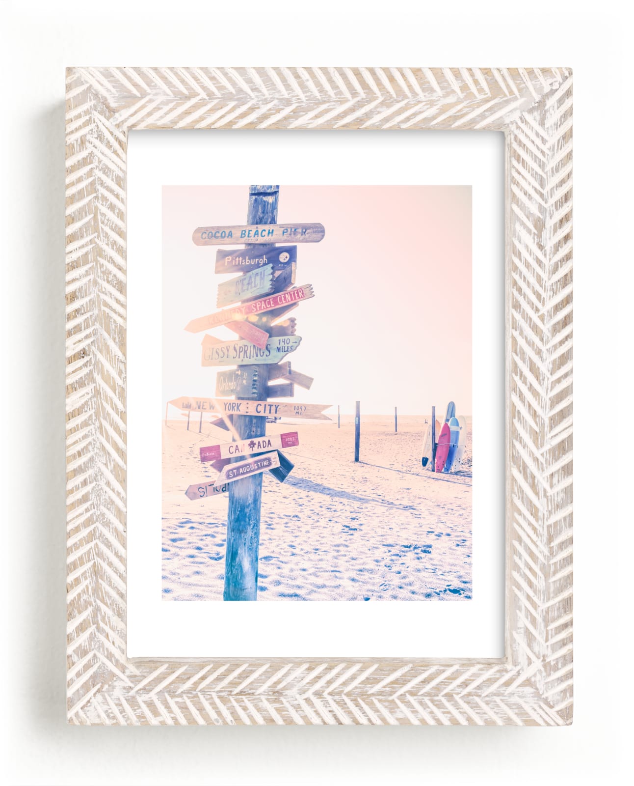 "Summer Getaway" - Limited Edition Art Print by Rega in beautiful frame options and a variety of sizes.