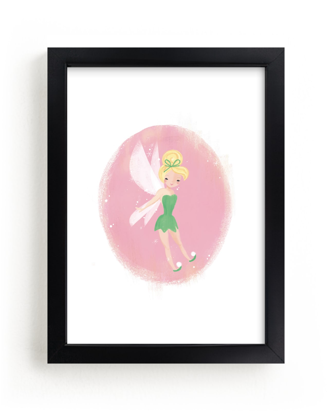 "Disney's Tink Flies" - Limited Edition Art Print by Itsy Belle Studio in beautiful frame options and a variety of sizes.