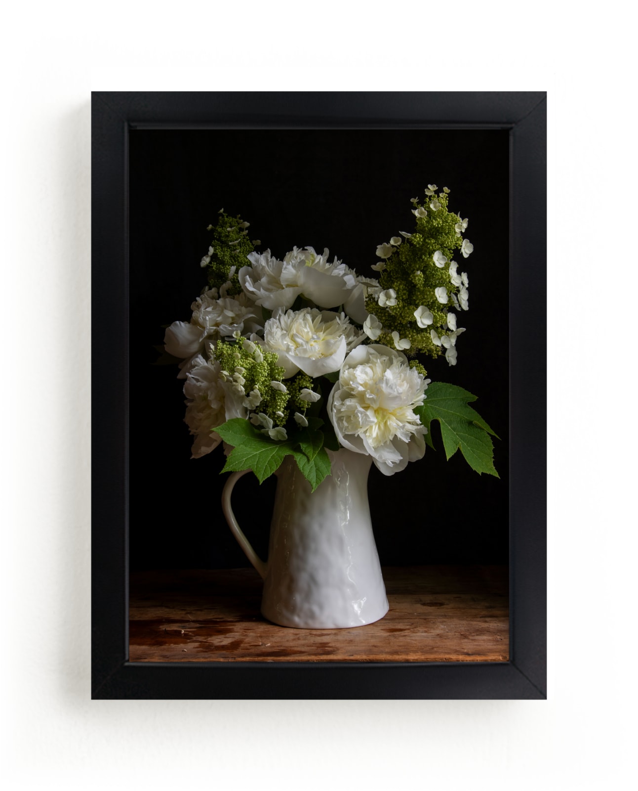 "Pitcher of Peonies" - Limited Edition Art Print by Elizabeth Pyle in beautiful frame options and a variety of sizes.