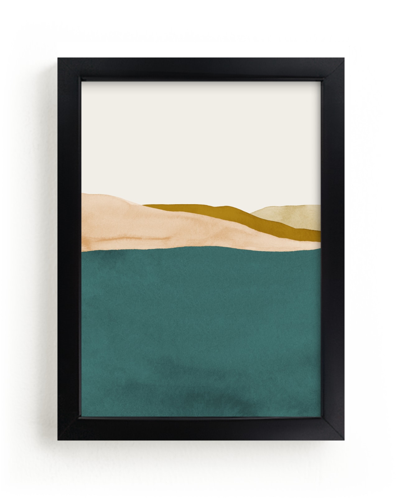 "Lakeside View I" - Limited Edition Art Print by Little Valley Studio in beautiful frame options and a variety of sizes.