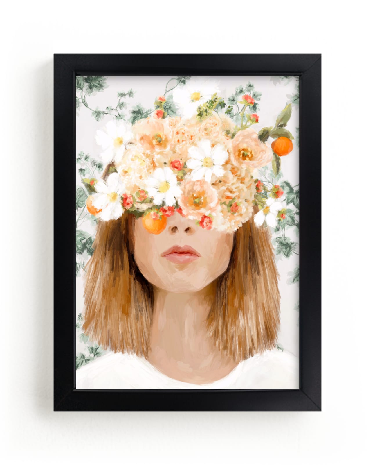 "Ophelia" - Limited Edition Art Print by Marabou Design in beautiful frame options and a variety of sizes.