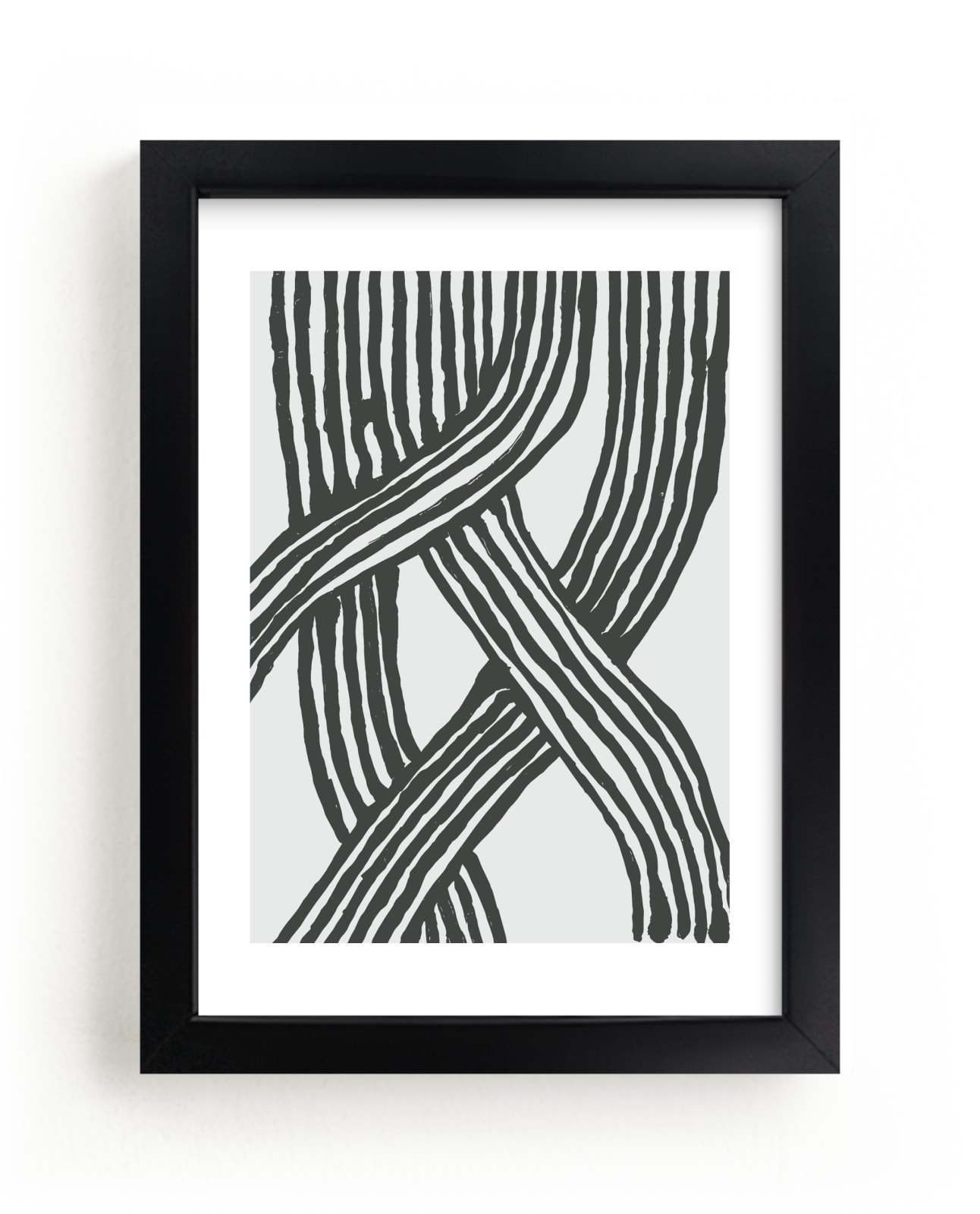 "Braid" - Limited Edition Art Print by Nina Leth in beautiful frame options and a variety of sizes.