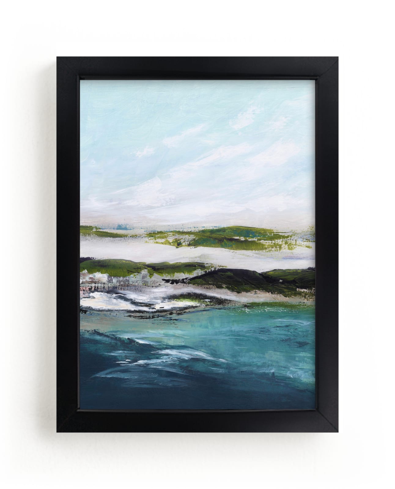 "Rugged Coast" - Limited Edition Art Print by Karen Kaul in beautiful frame options and a variety of sizes.