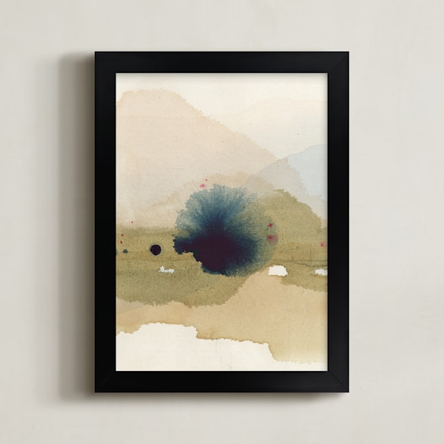 "Viridian Misty Lake II " - Limited Edition Art Print by Shina Choi in beautiful frame options and a variety of sizes.