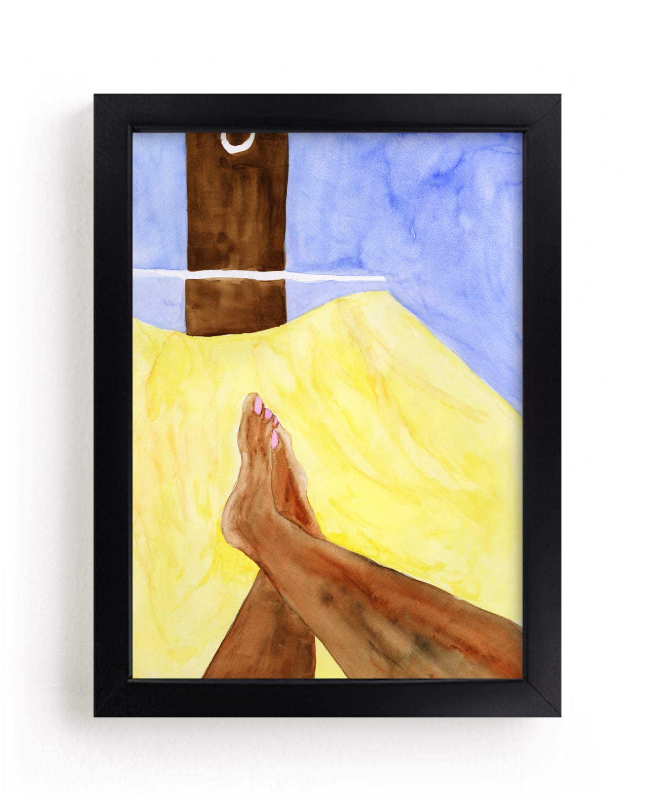 "Free to Pause" - Limited Edition Art Print by Akweley Creative in beautiful frame options and a variety of sizes.