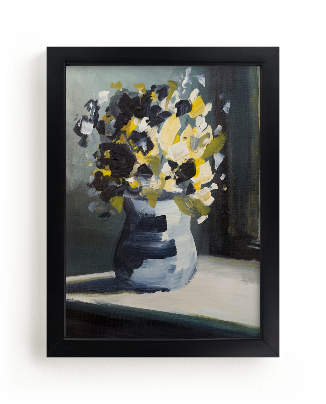 "A Floral Mood" - Limited Edition Art Print by Jen Florentine in beautiful frame options and a variety of sizes.