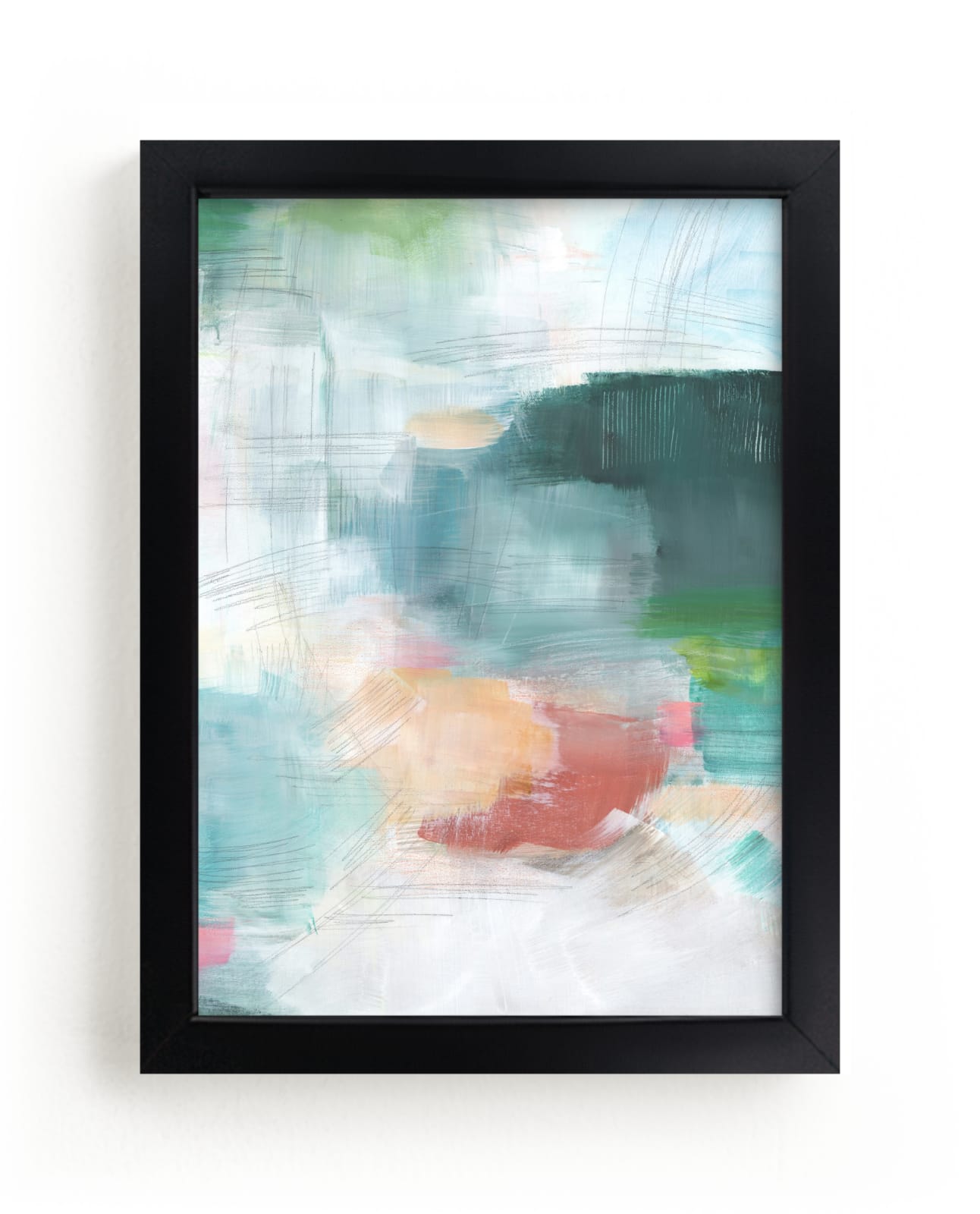 "Cascading Forest l" - Limited Edition Art Print by AlisonJerry in beautiful frame options and a variety of sizes.