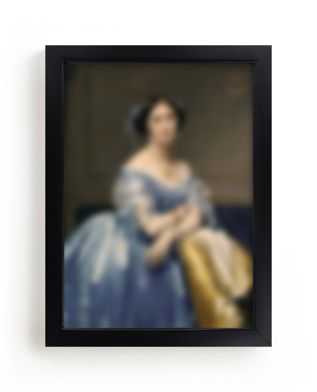 "Lady in Blue" - Limited Edition Art Print by Claire in beautiful frame options and a variety of sizes.