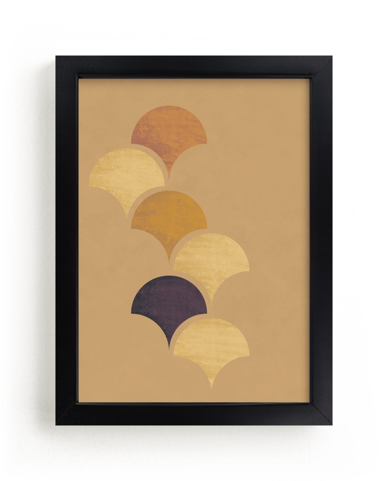 "Ginkgo Leaves" - Limited Edition Art Print by Yohaku Oshima in beautiful frame options and a variety of sizes.