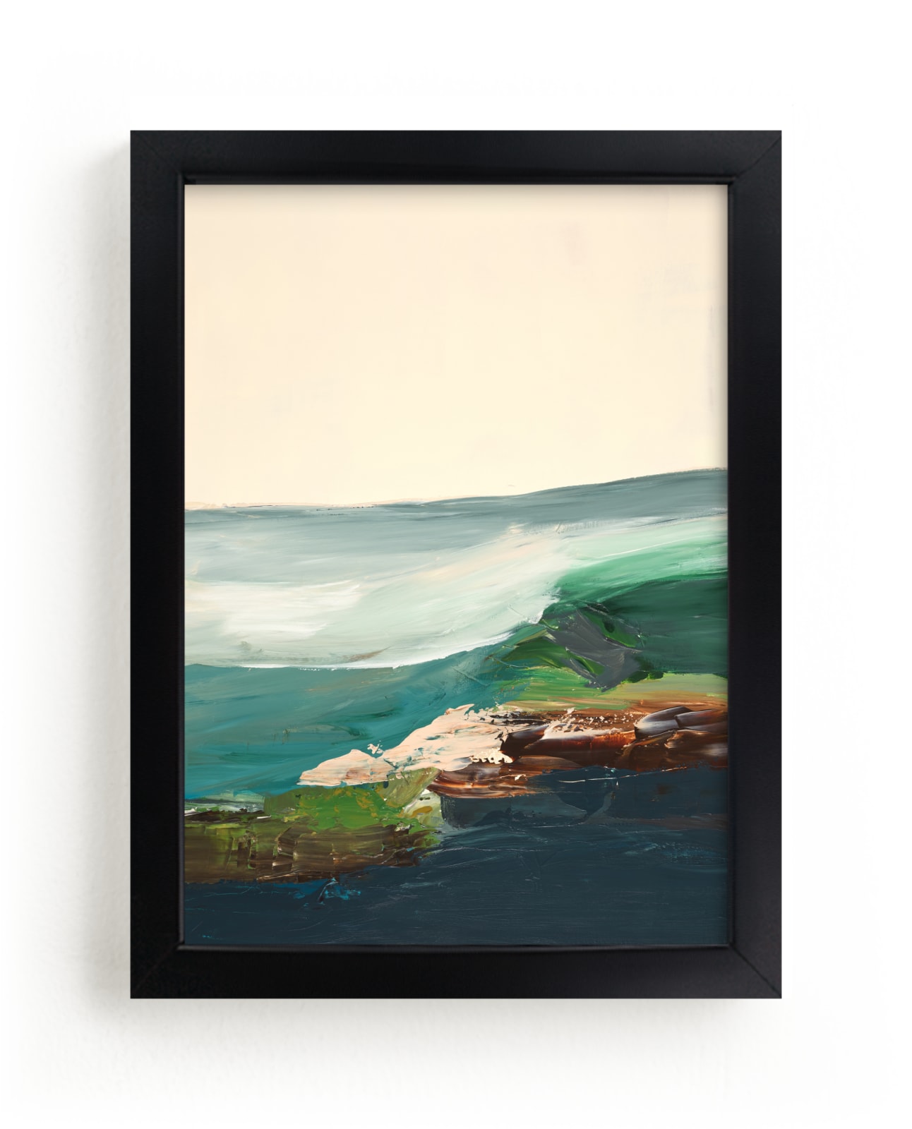 "Monterey Bay Coast" - Limited Edition Art Print by Caryn Owen in beautiful frame options and a variety of sizes.