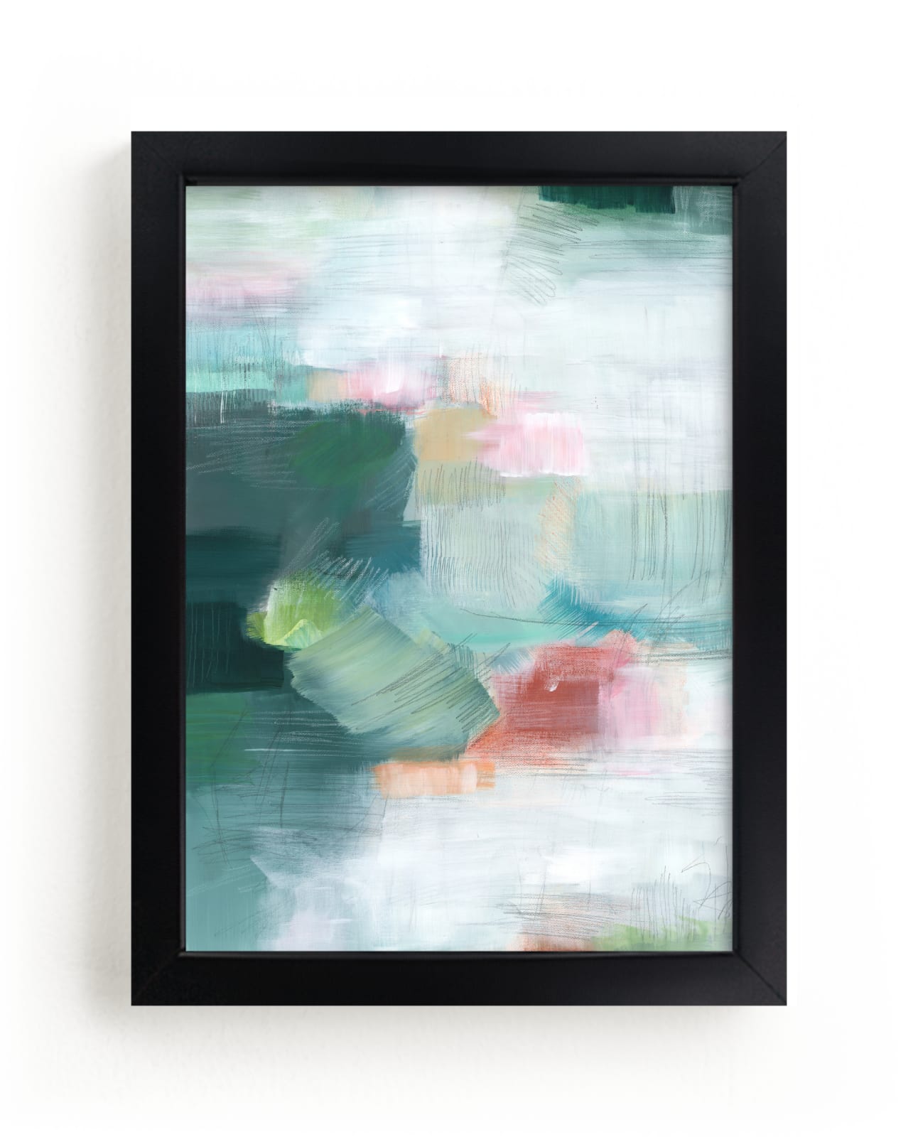 "Cascading Forest II" - Limited Edition Art Print by AlisonJerry in beautiful frame options and a variety of sizes.
