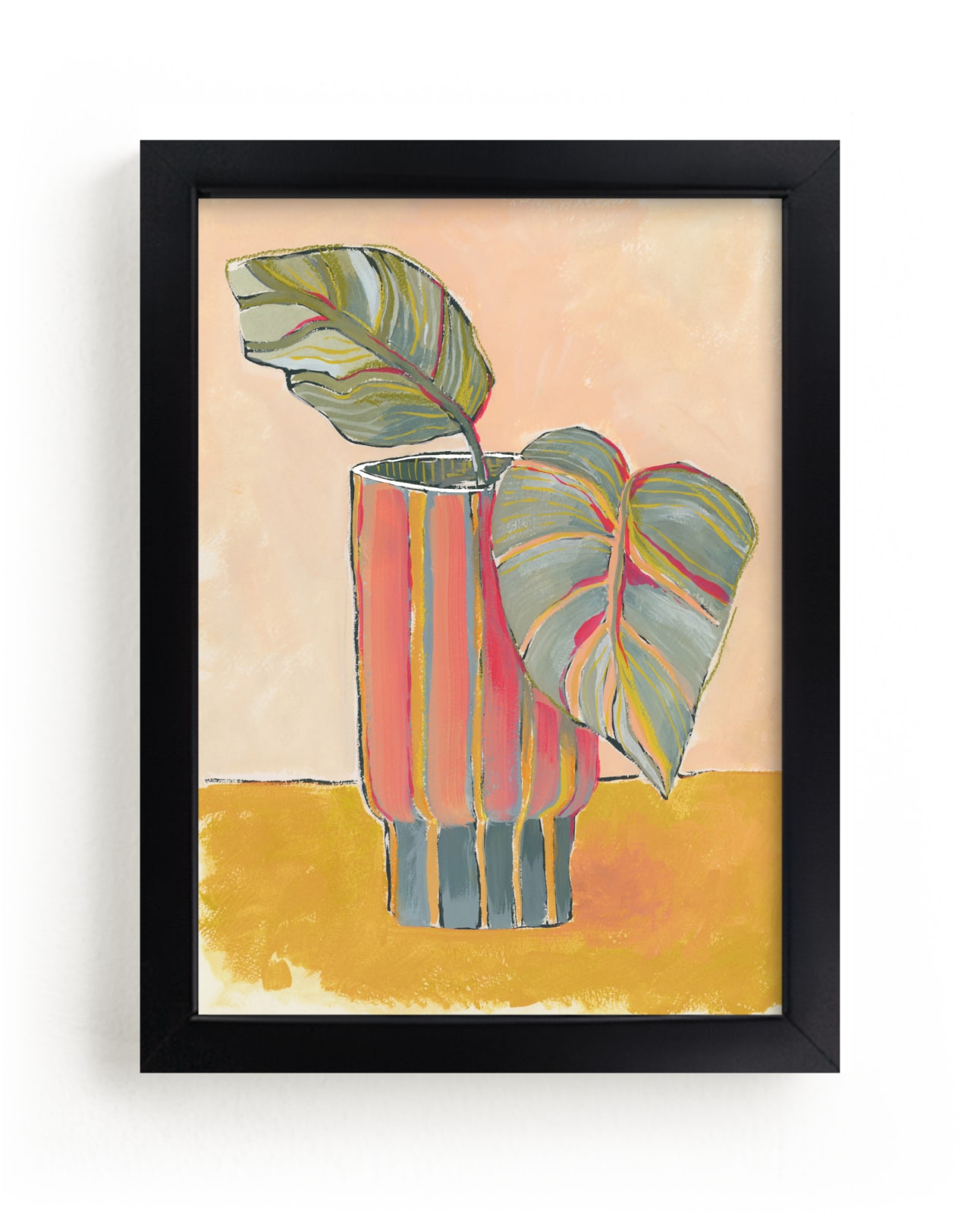 "Colourful Vase" - Limited Edition Art Print by Lucrecia Caporale in beautiful frame options and a variety of sizes.