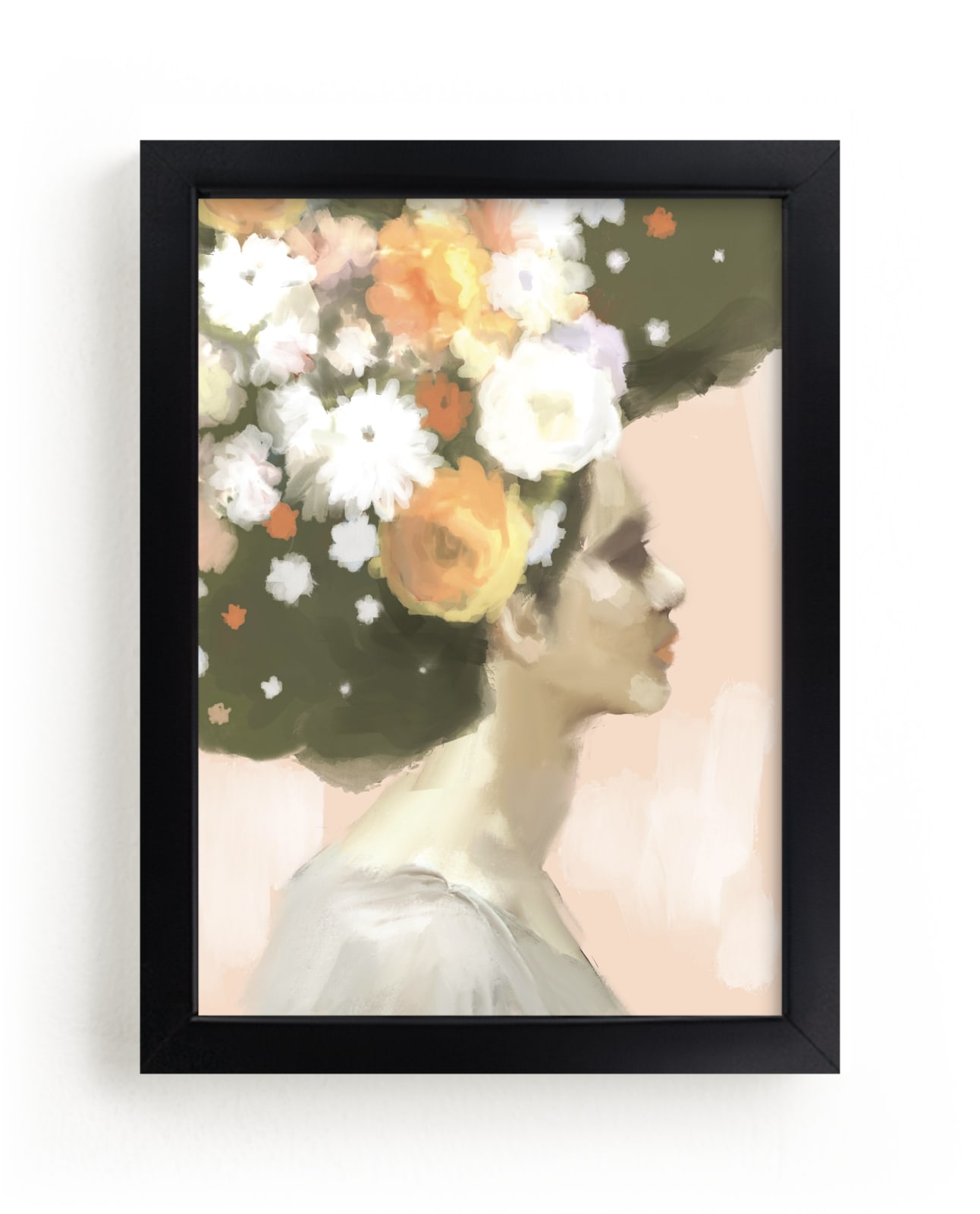 "Flower Power" - Limited Edition Art Print by Hannah Williams in beautiful frame options and a variety of sizes.