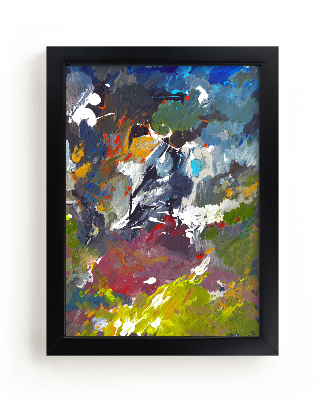 "stormy weather" - Limited Edition Art Print by Anna Joseph in beautiful frame options and a variety of sizes.