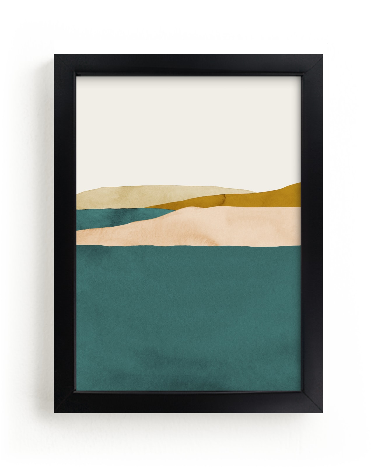 "Lakeside View II" - Limited Edition Art Print by Little Valley Studio in beautiful frame options and a variety of sizes.