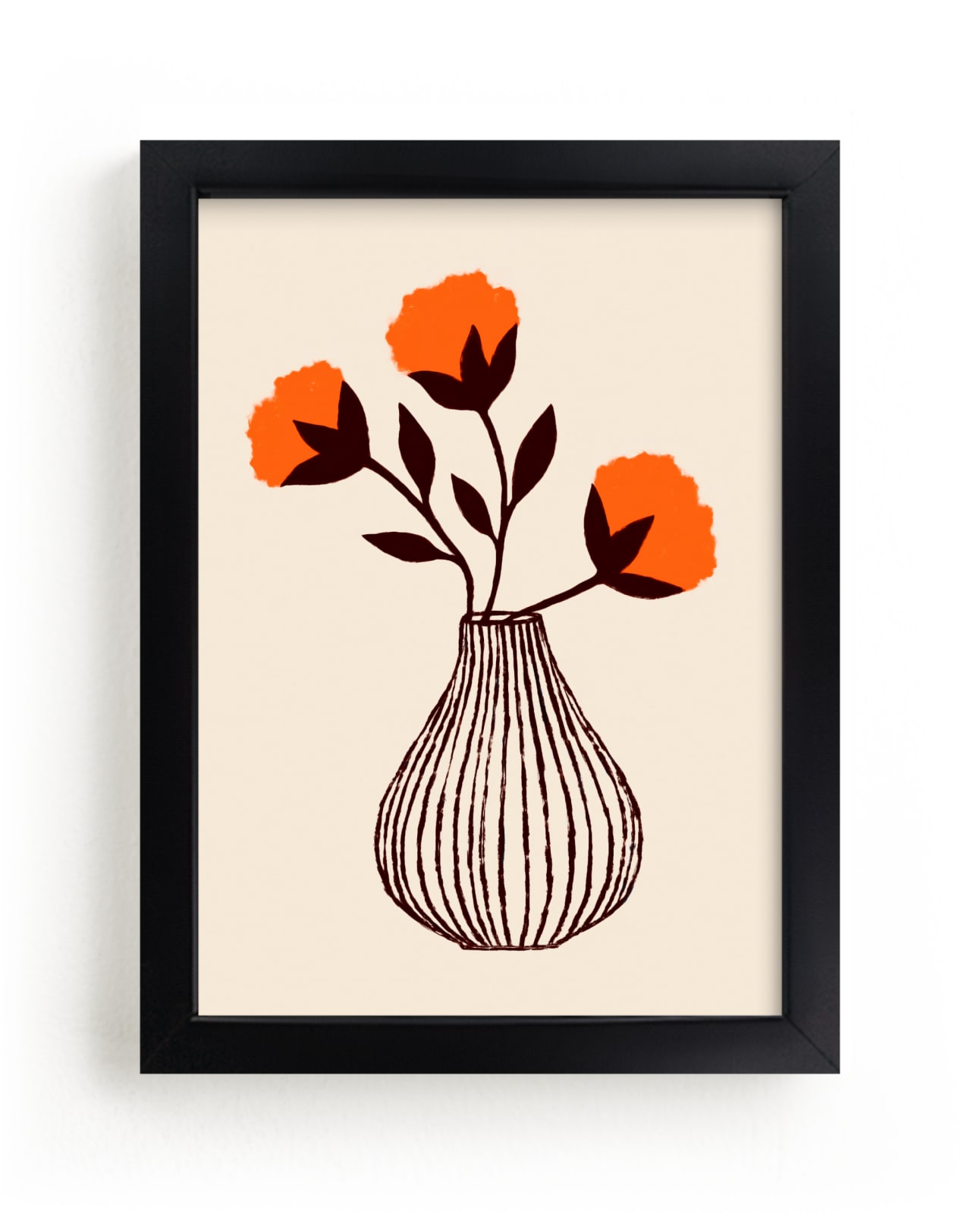 "rouge l" - Limited Edition Art Print by Marabou Design in beautiful frame options and a variety of sizes.
