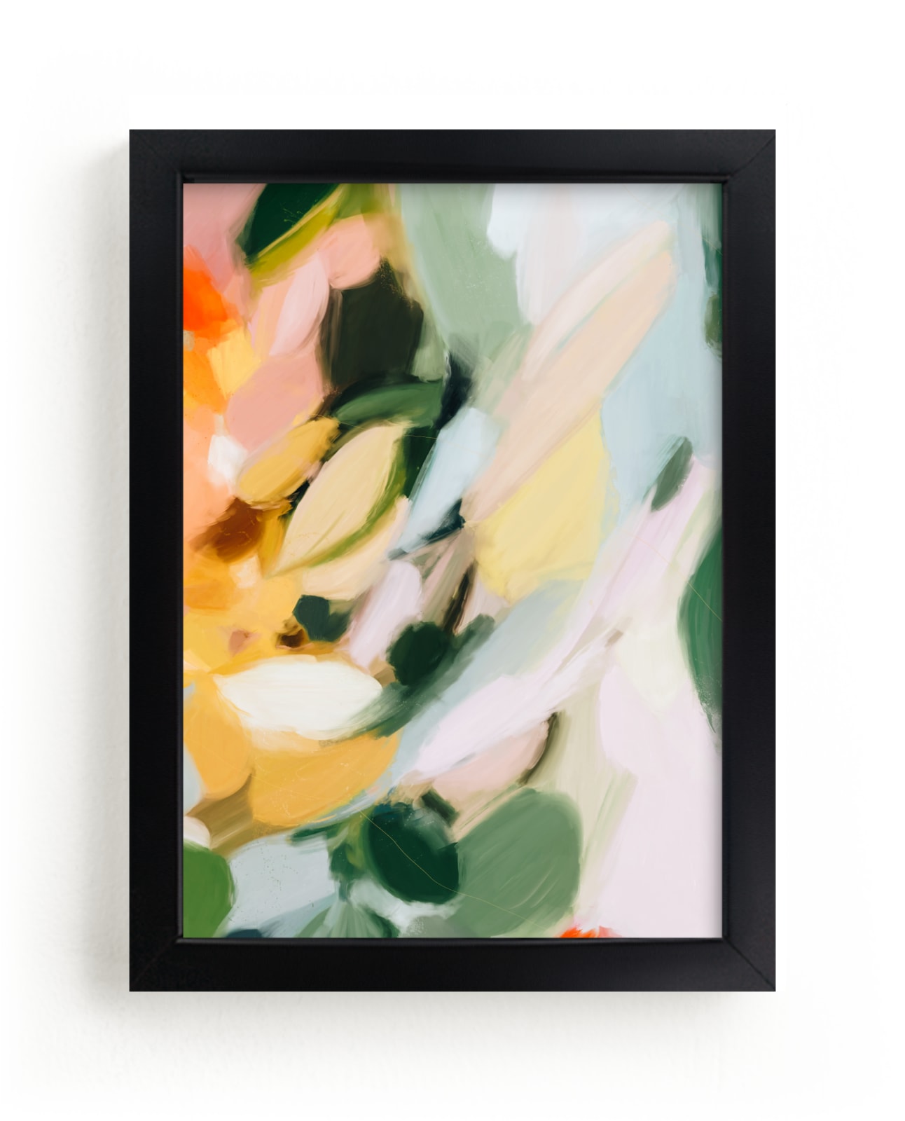 "Petals and Leaves" - Limited Edition Art Print by Parima Studio in beautiful frame options and a variety of sizes.