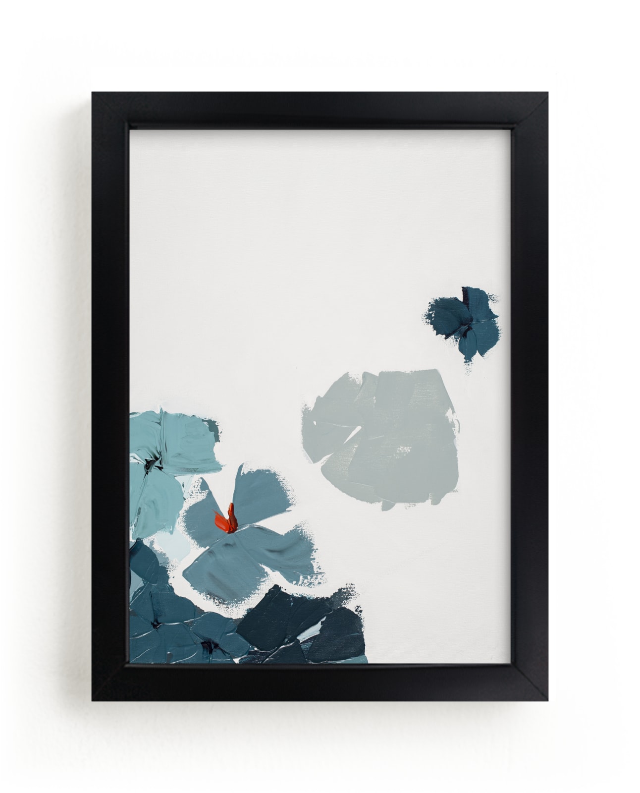 "Blue Garden Diptych I" - Limited Edition Art Print by Caryn Owen in beautiful frame options and a variety of sizes.