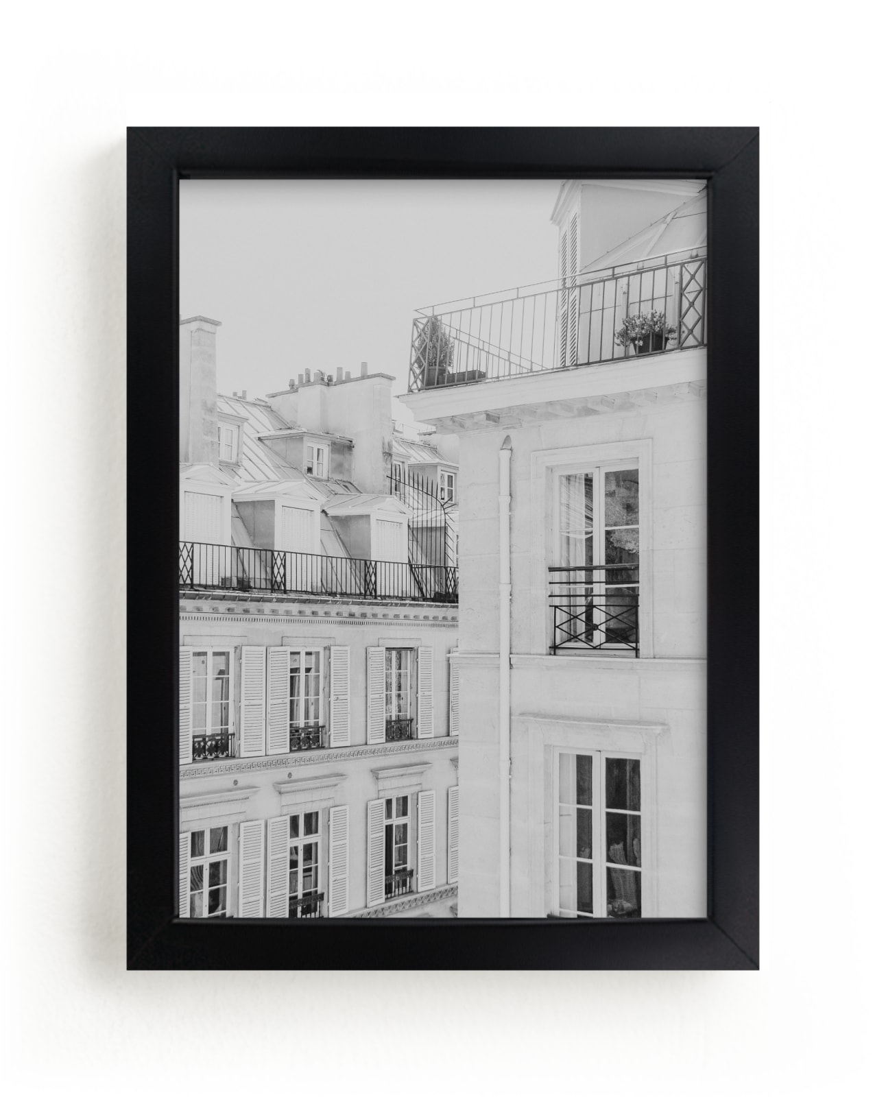 "Parisian Rooftops" - Limited Edition Art Print by Lindsay Ferraris Photography in beautiful frame options and a variety of sizes.
